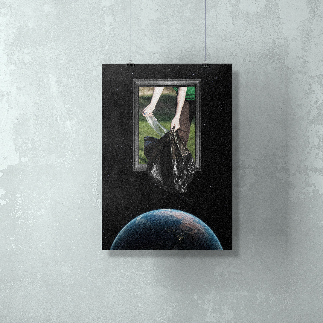 Littering Just Went Intergalactic! Poster
