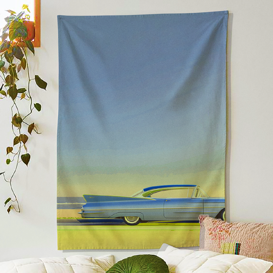 Coastal Cruise Scenic Wall Tapestry
