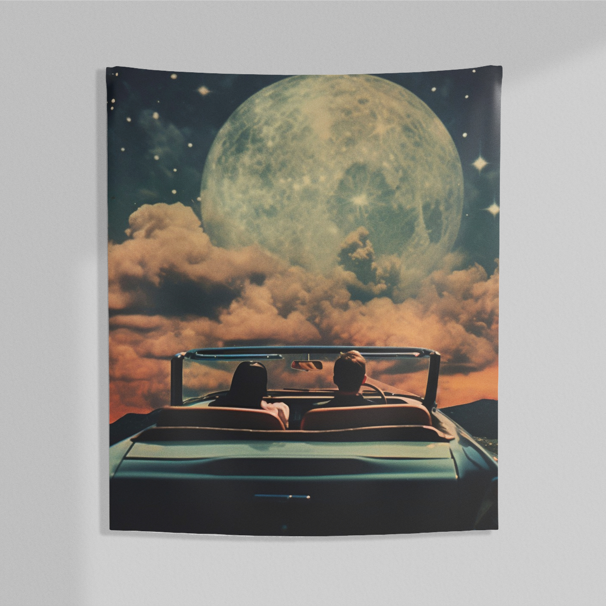 Moonlight Drive Wall Tapestry