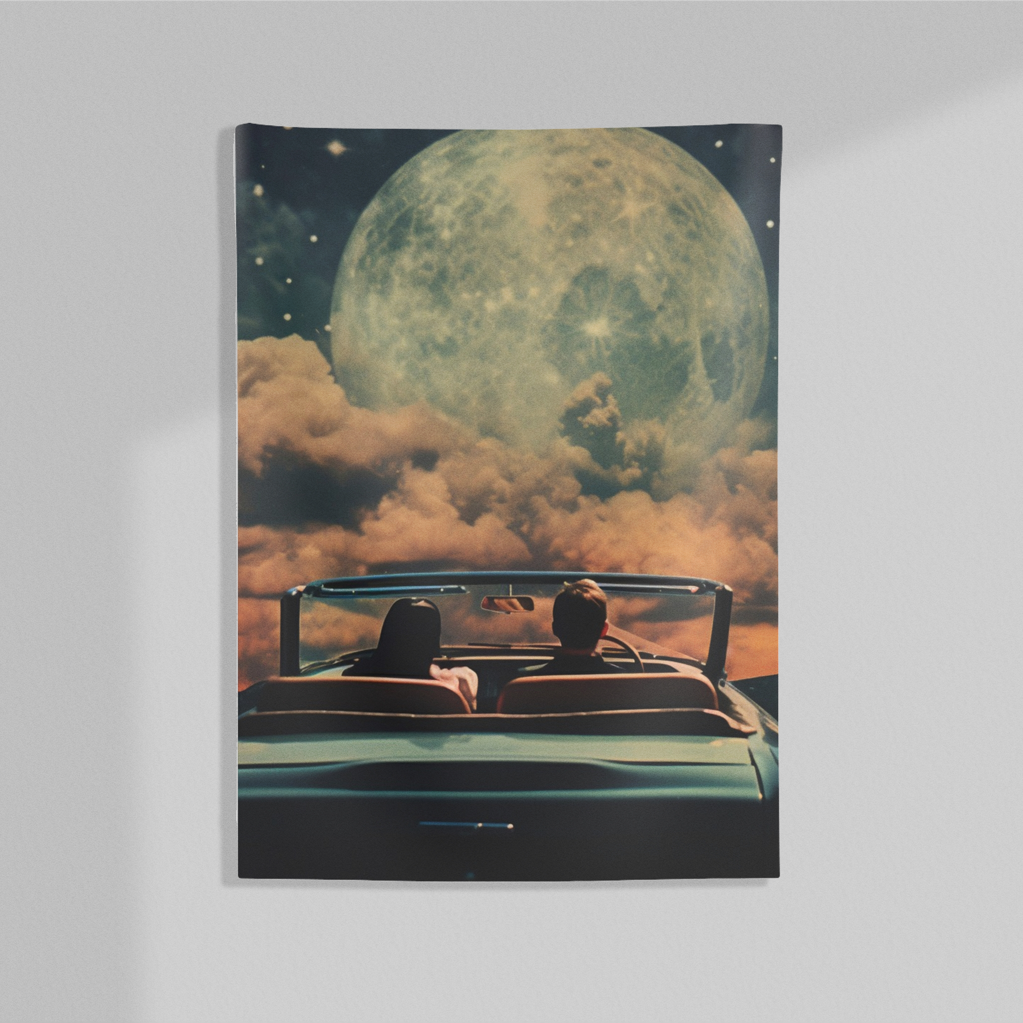 Moonlight Drive Wall Tapestry