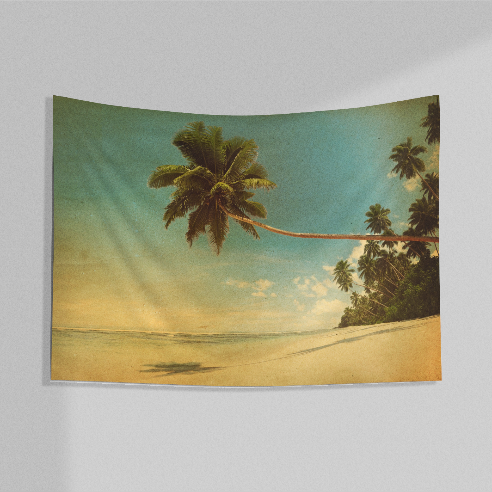 Lost in Paradise Beach Wall Tapestry