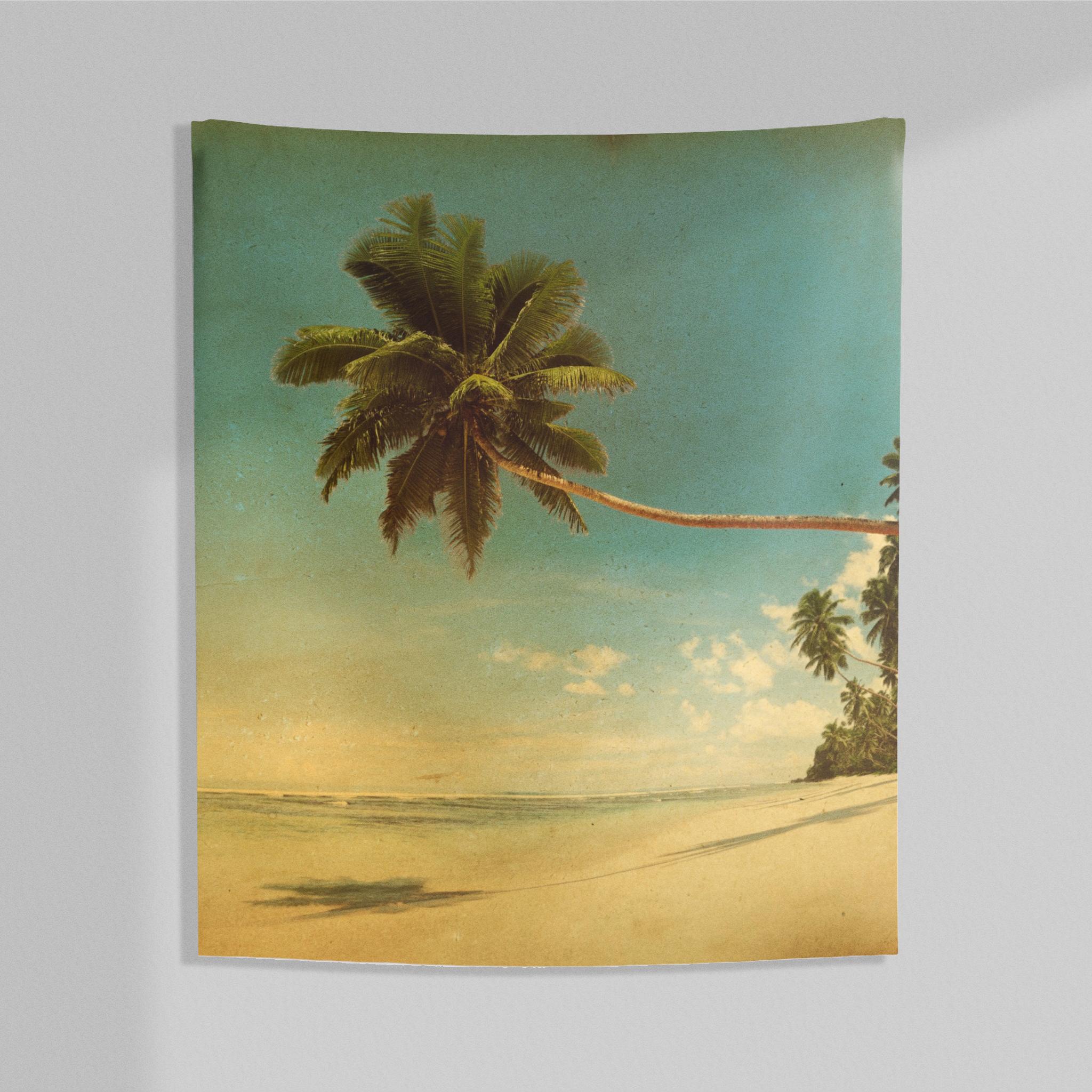 Lost in Paradise Beach Wall Tapestry