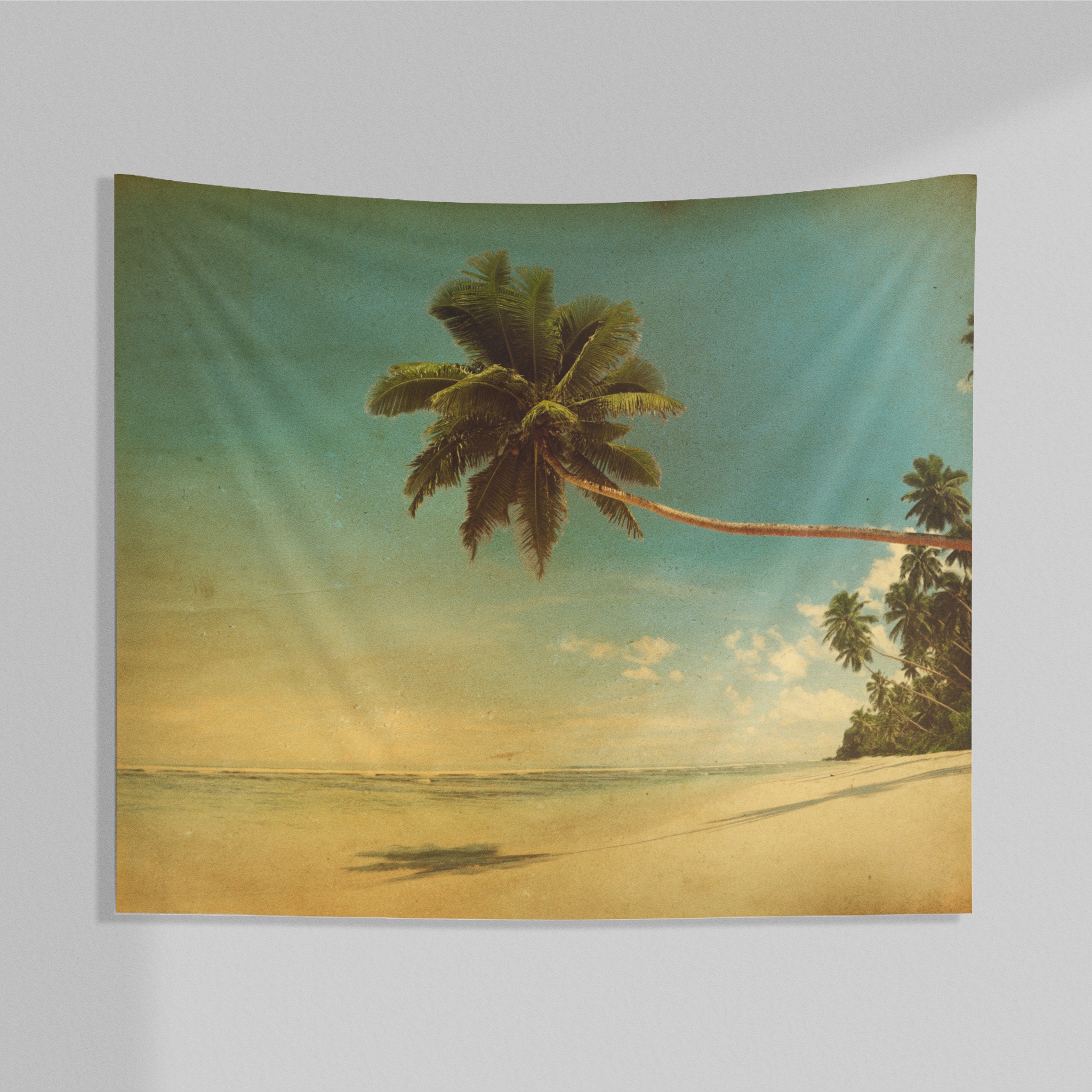 Lost in Paradise Beach Wall Tapestry