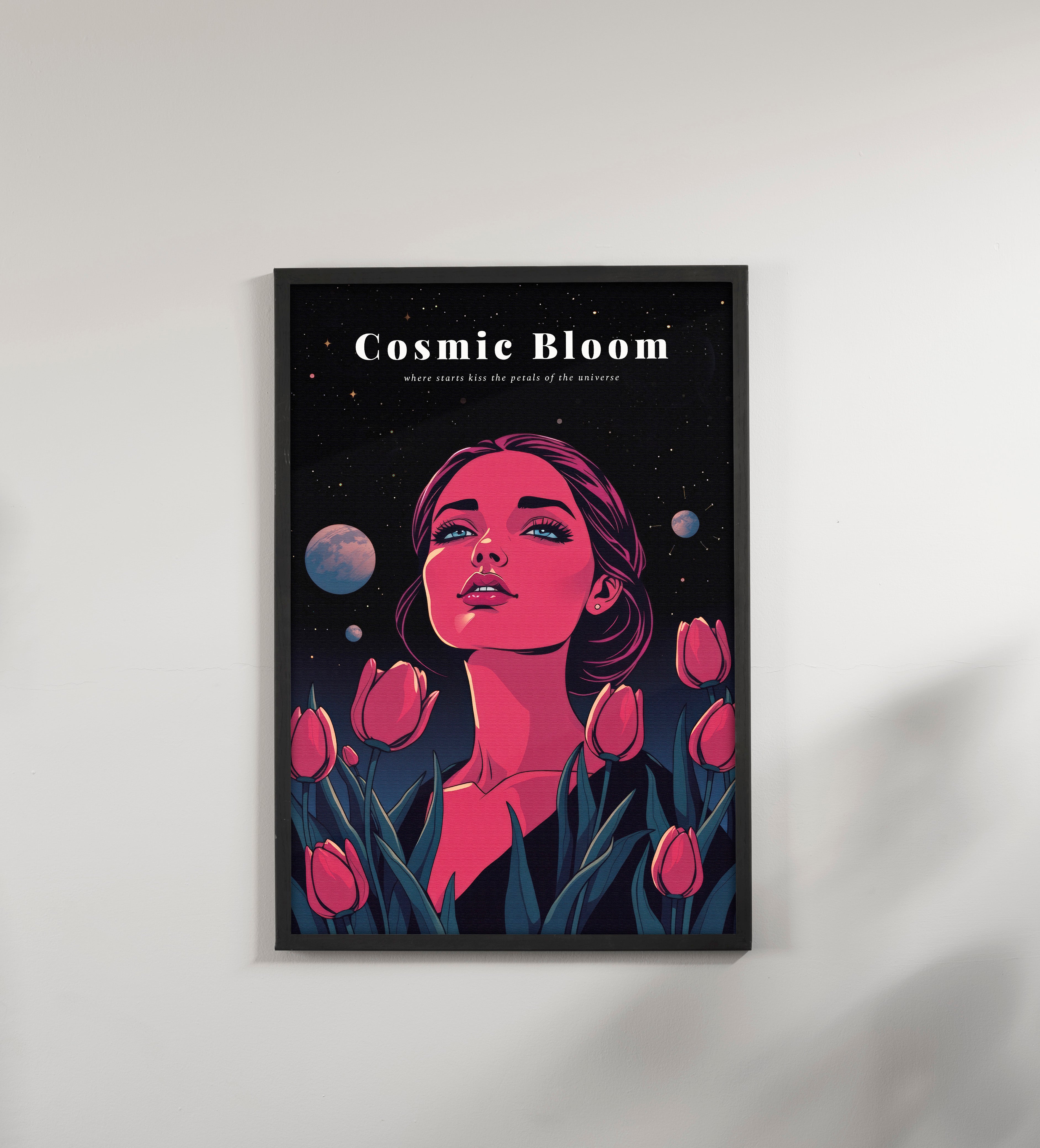Cosmic Bloom Space Poster