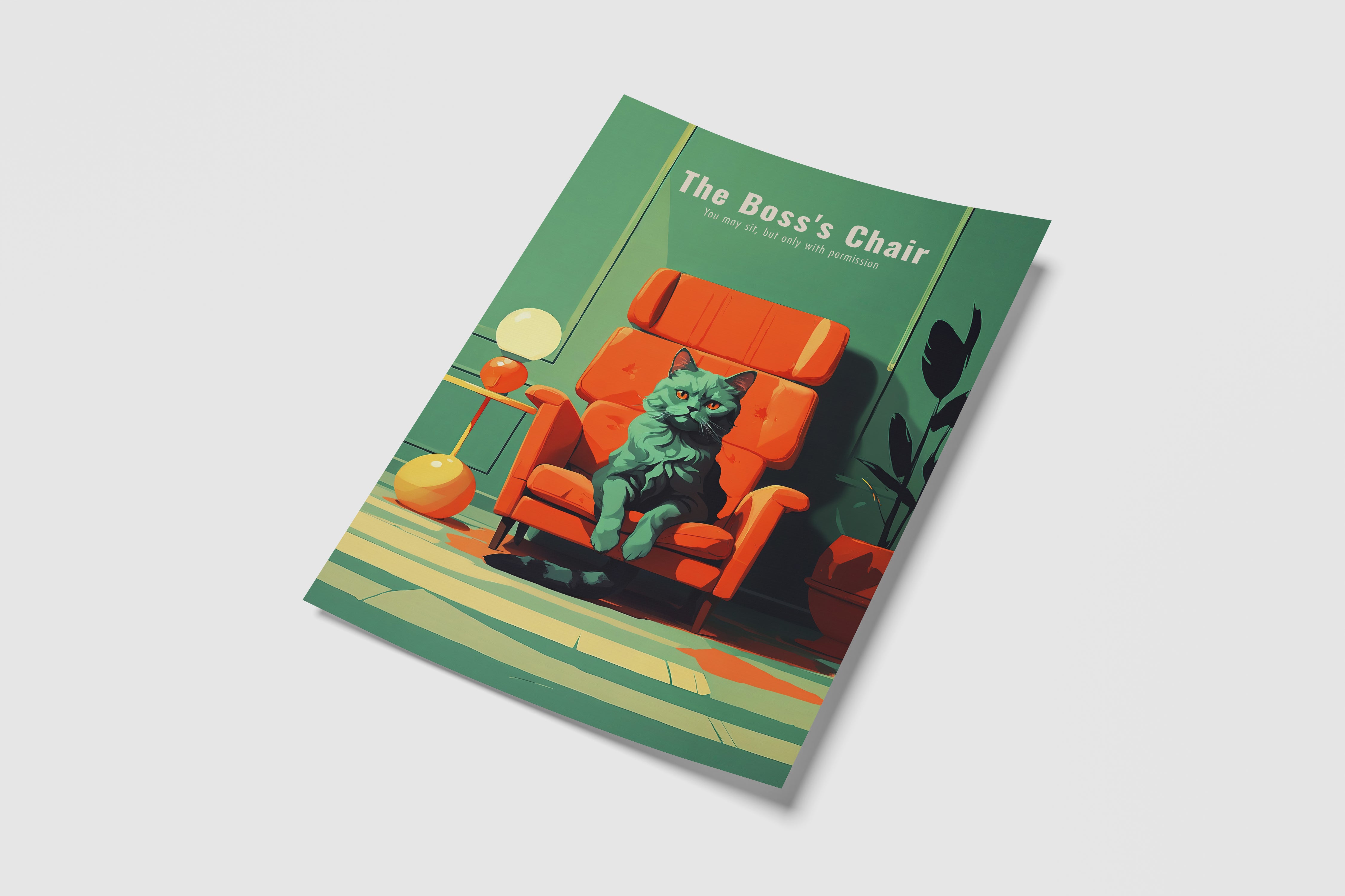 The Boss Chair! Poster