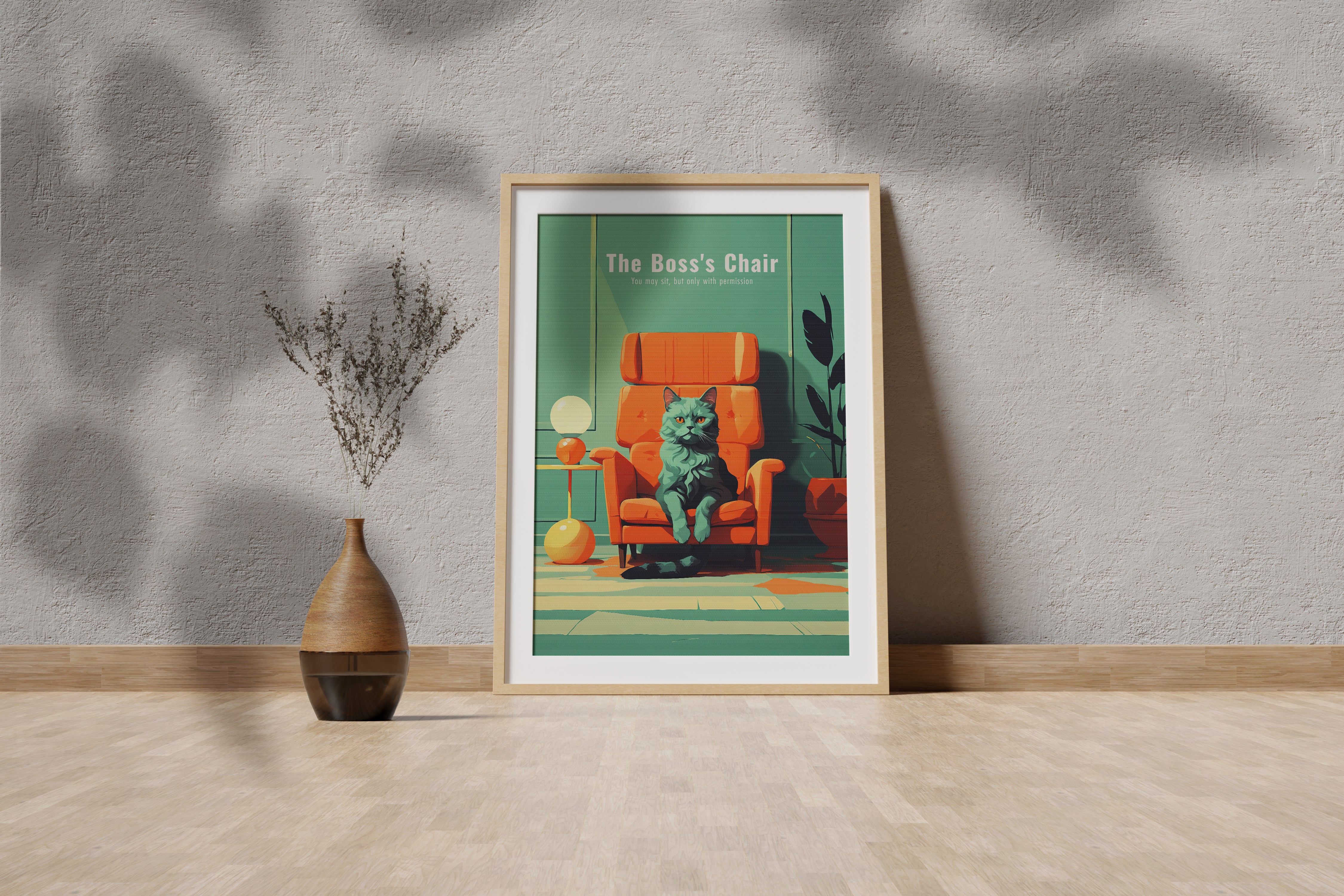 The Boss Chair! Poster