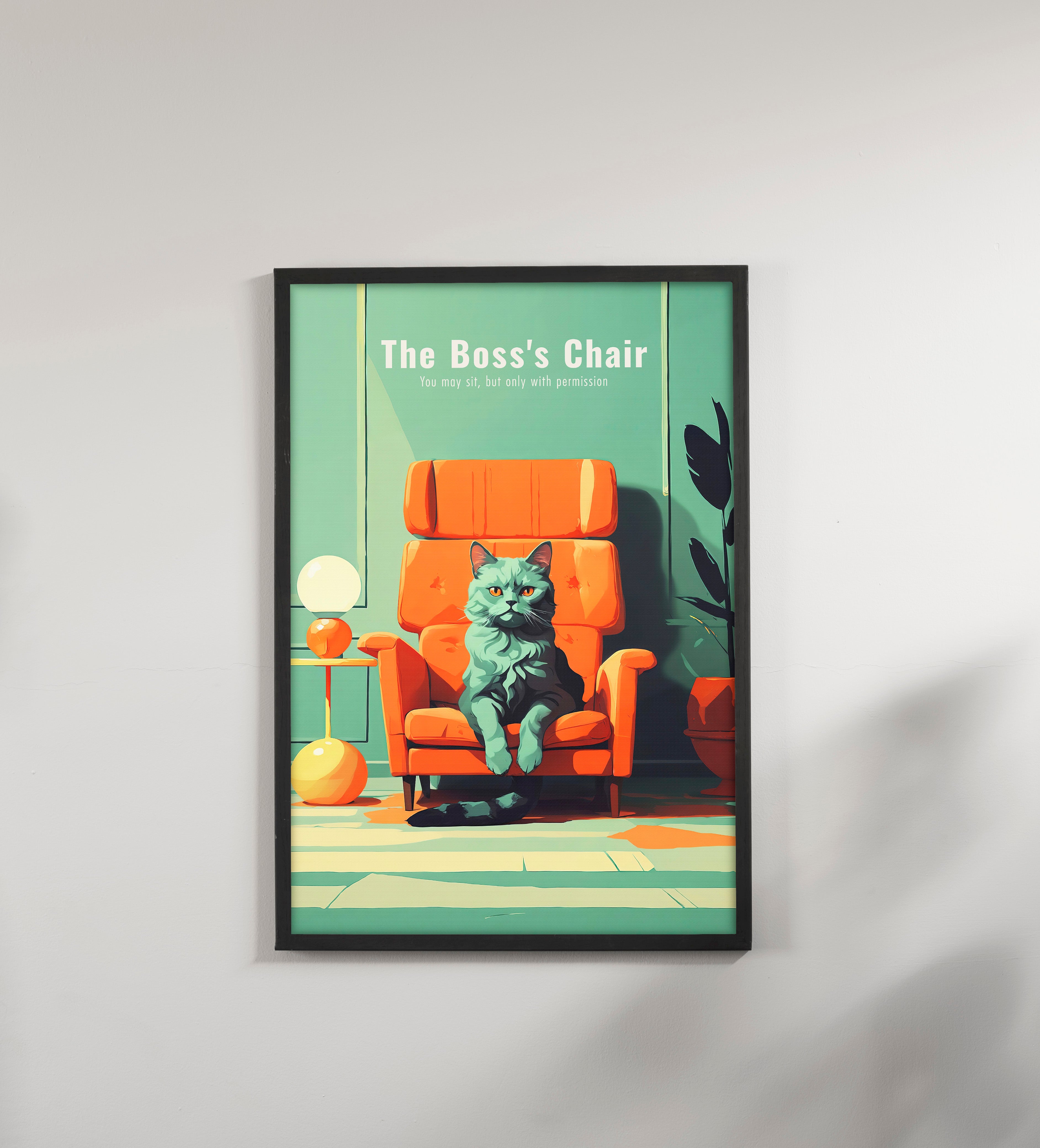 The Boss Chair! Poster