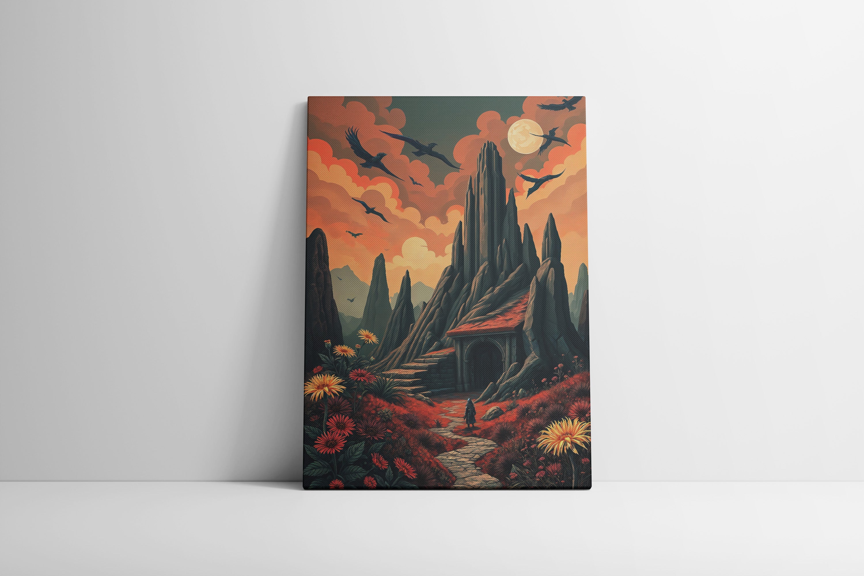 The Traveler’s Fate Art Canvas