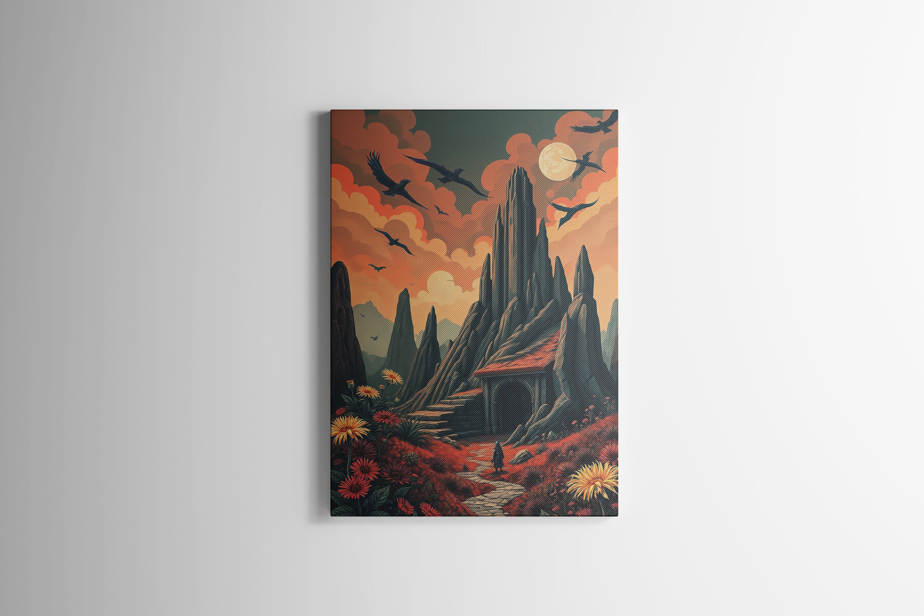 The Traveler’s Fate Art Canvas