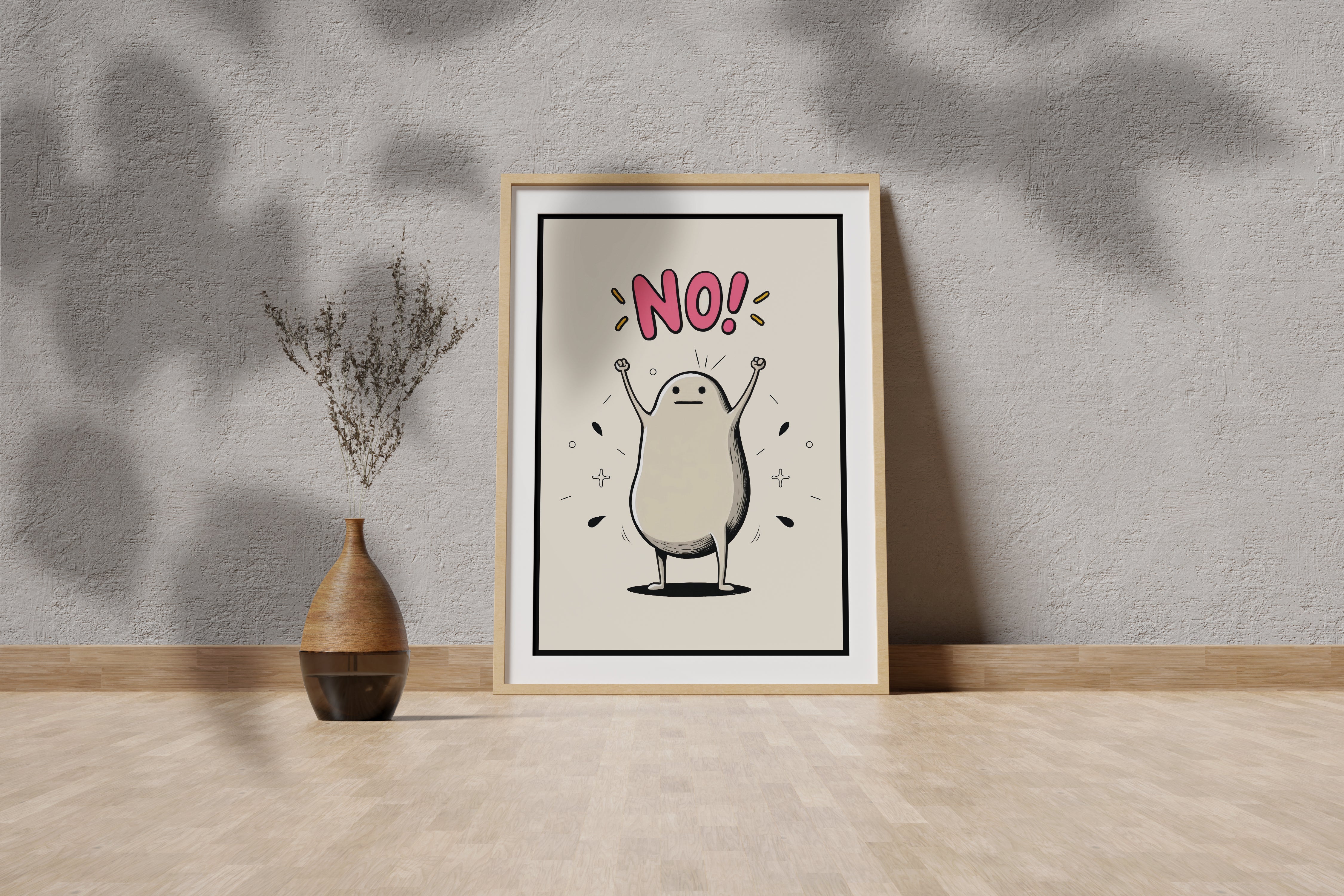 Blob Says NO! Poster