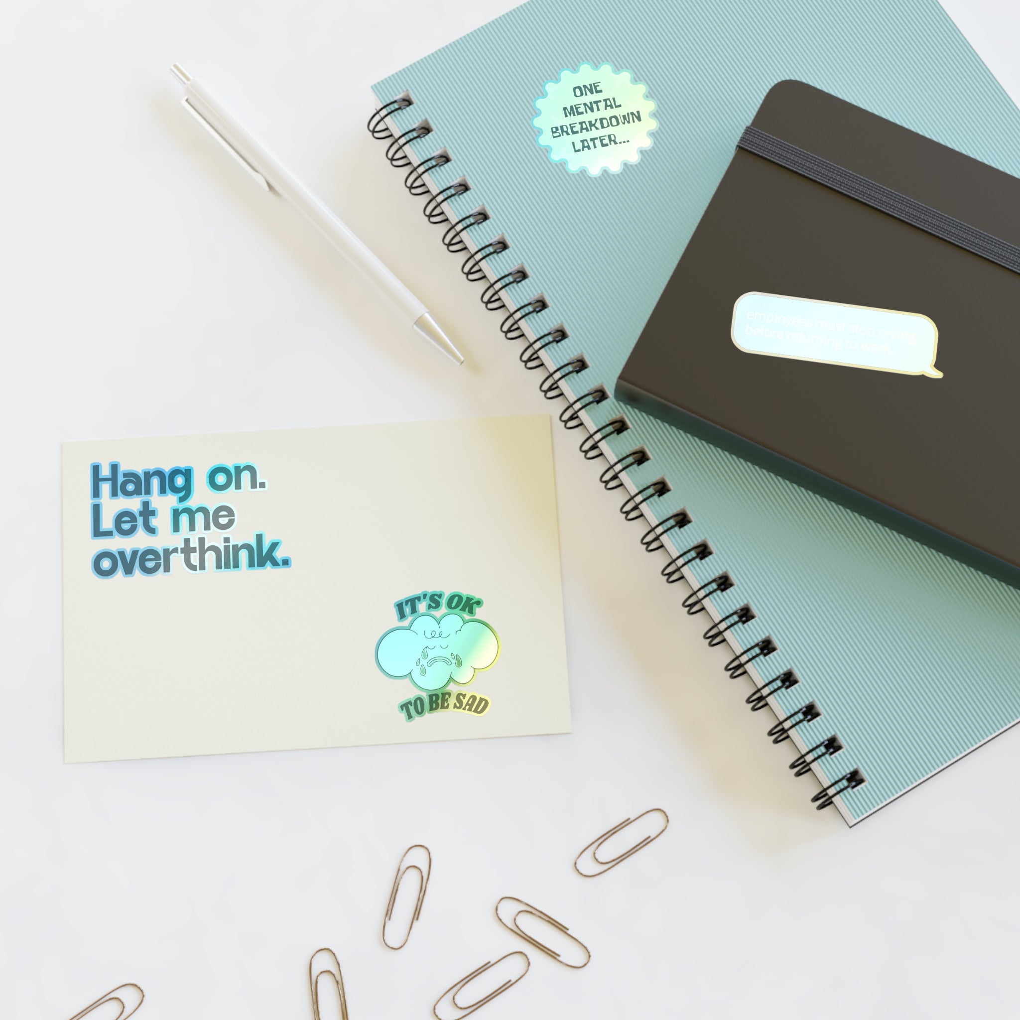 Certified Overthinker Sticker Set