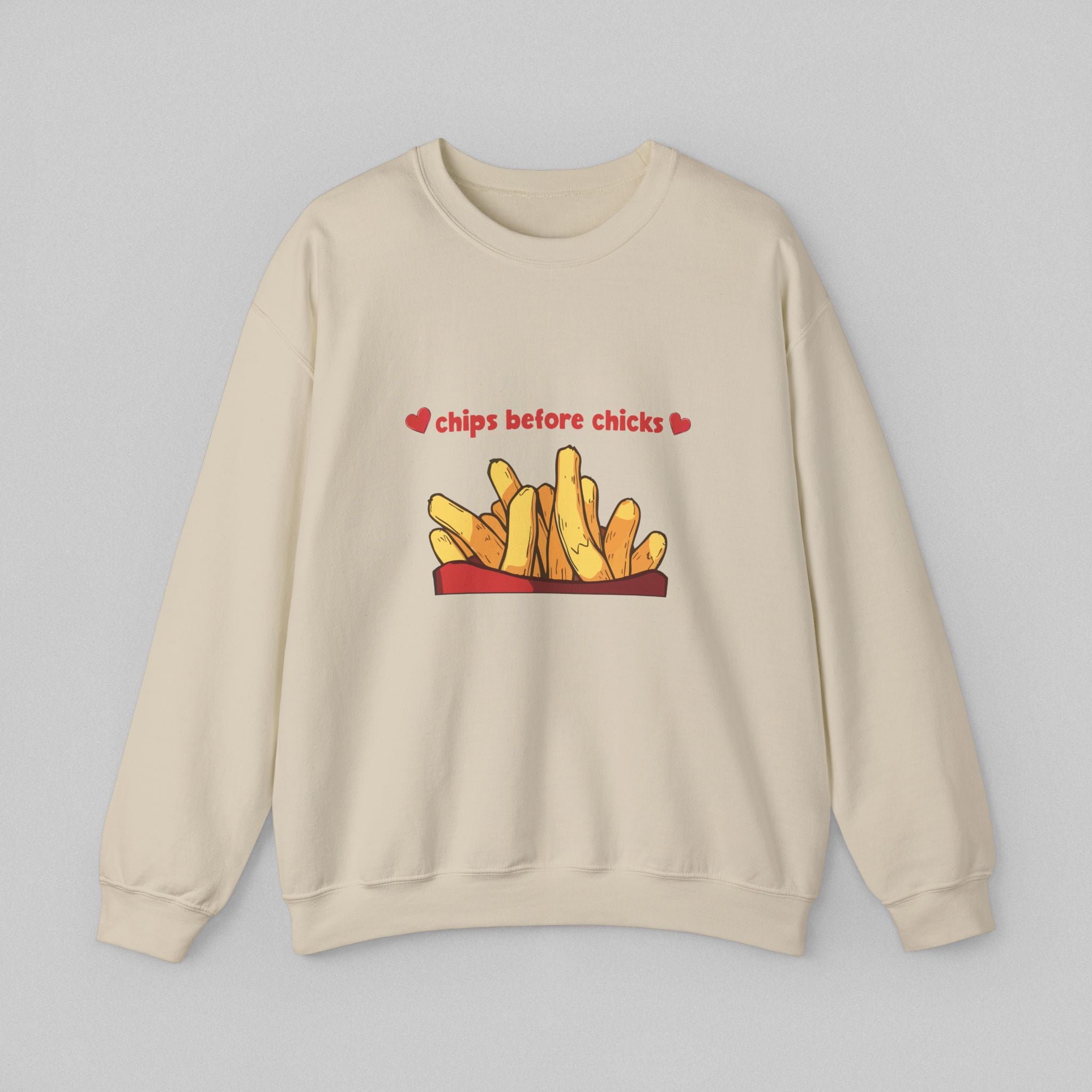 Chips before Chicks! Men's Sweatshirt