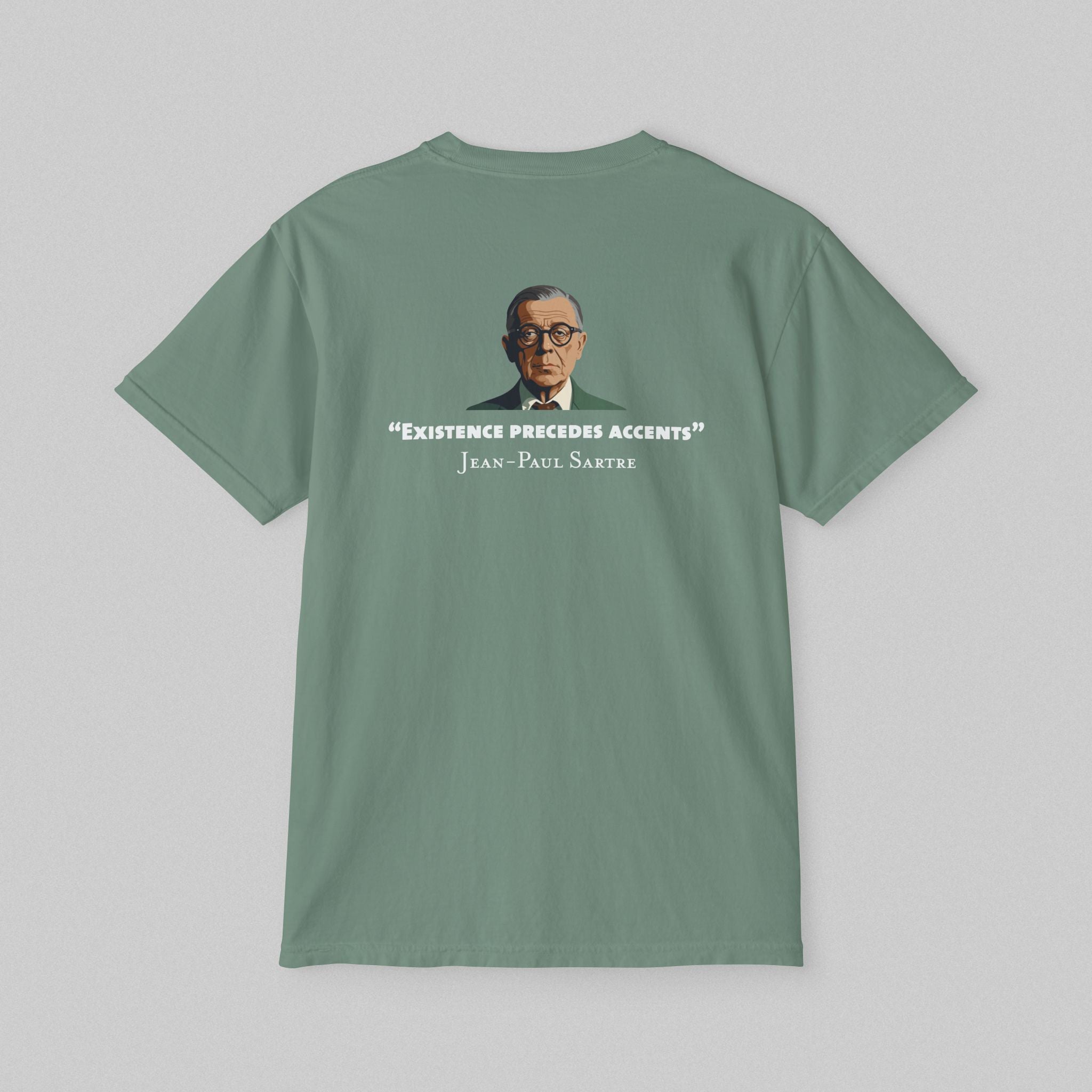 Existence Precedes - Sartre Men’s Pocket T-shirt