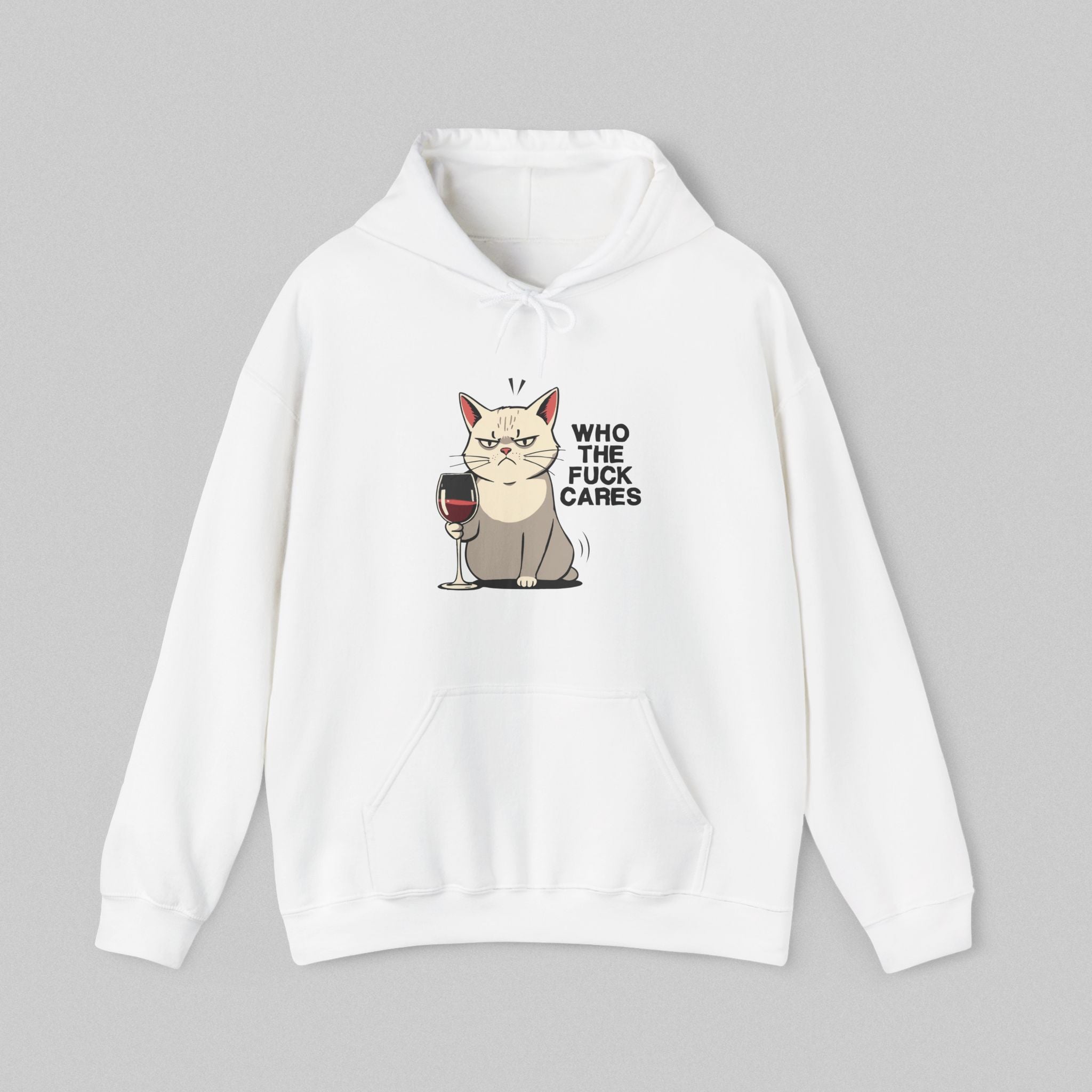 Who the Fuck Cares Men's Hoodie