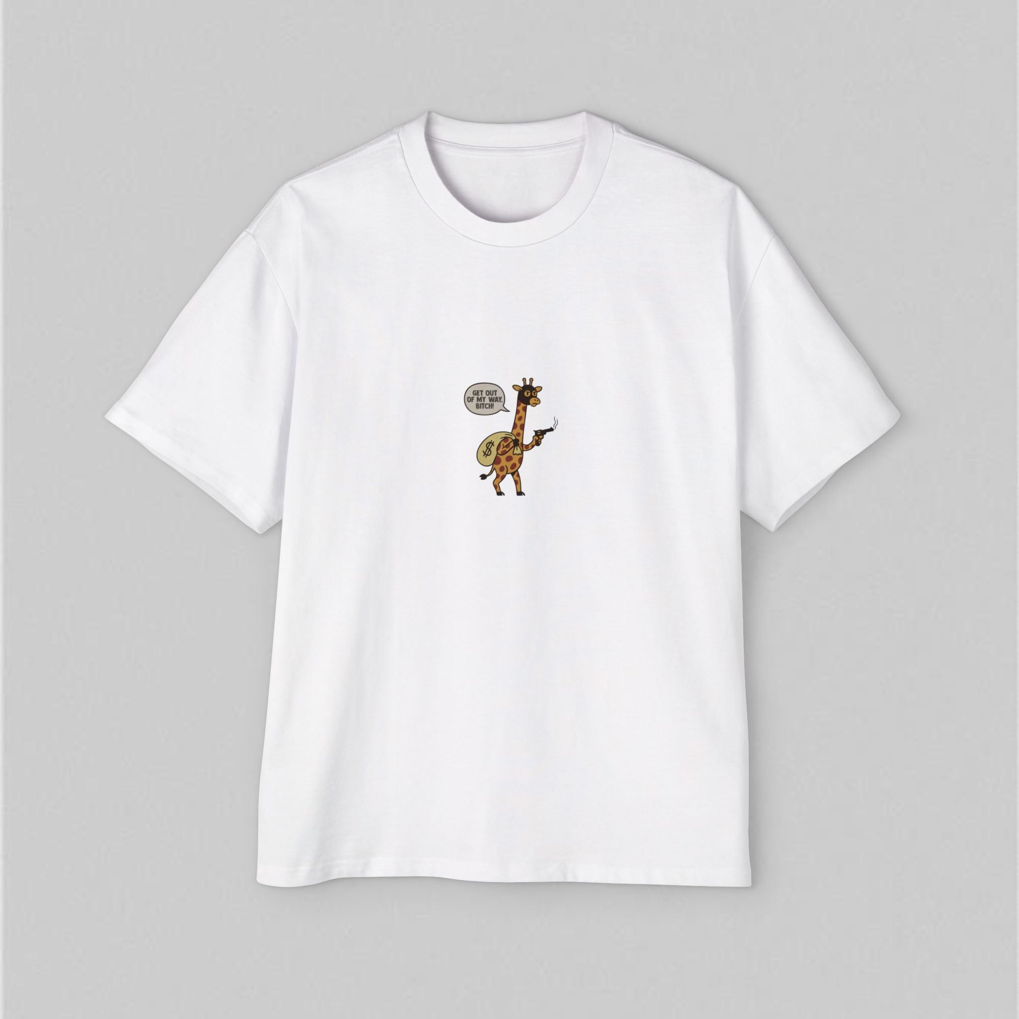 Get Out Of My Way Bitch! Men’s Oversized T-Shirt