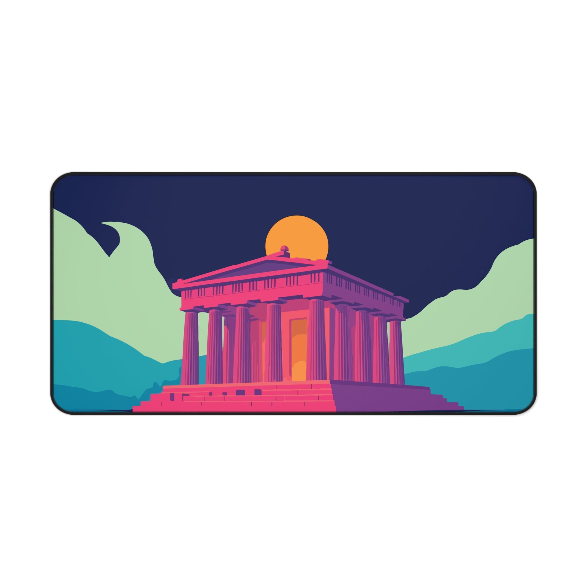 Temple of Poseidon Desk Mat