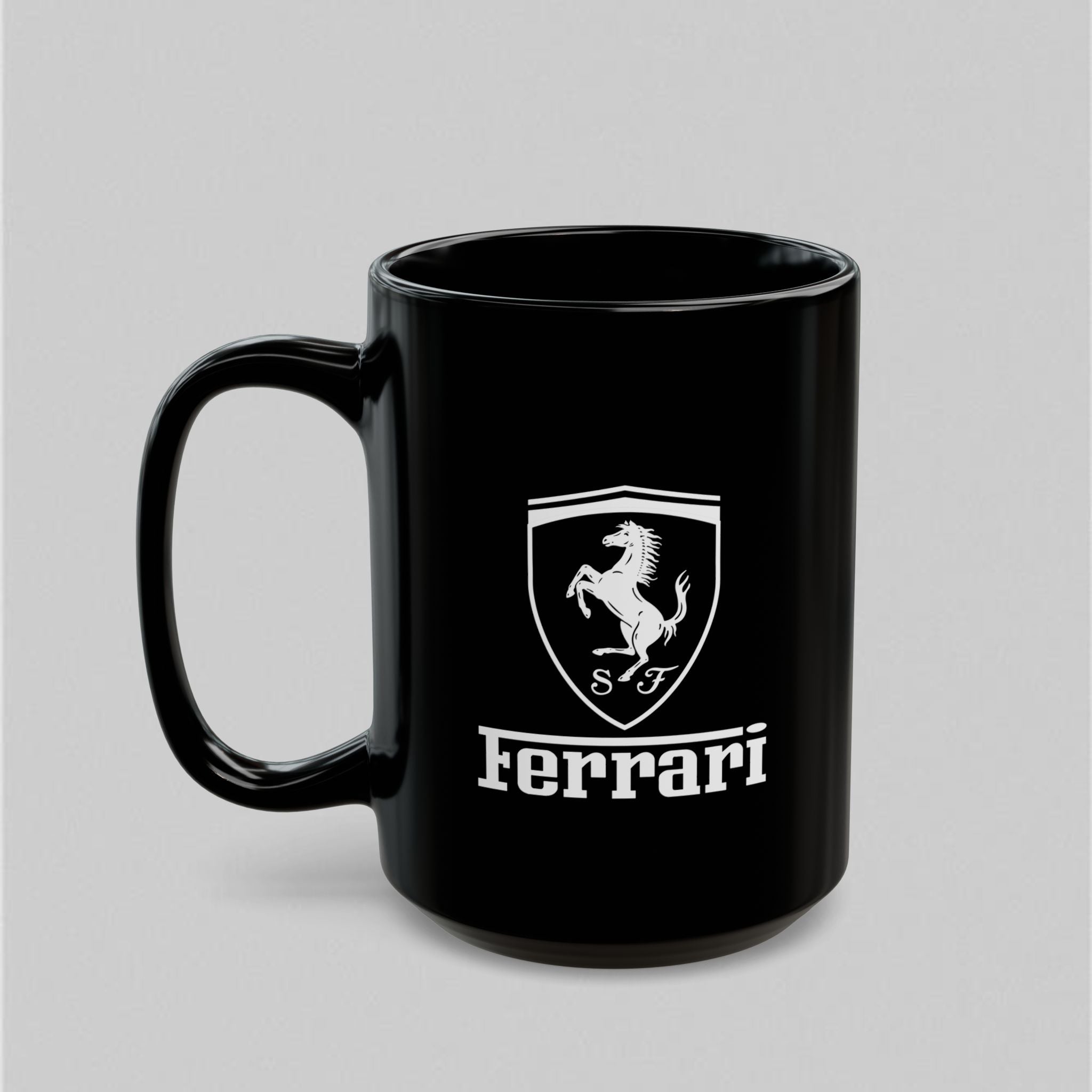 Ferrari! Black Mug