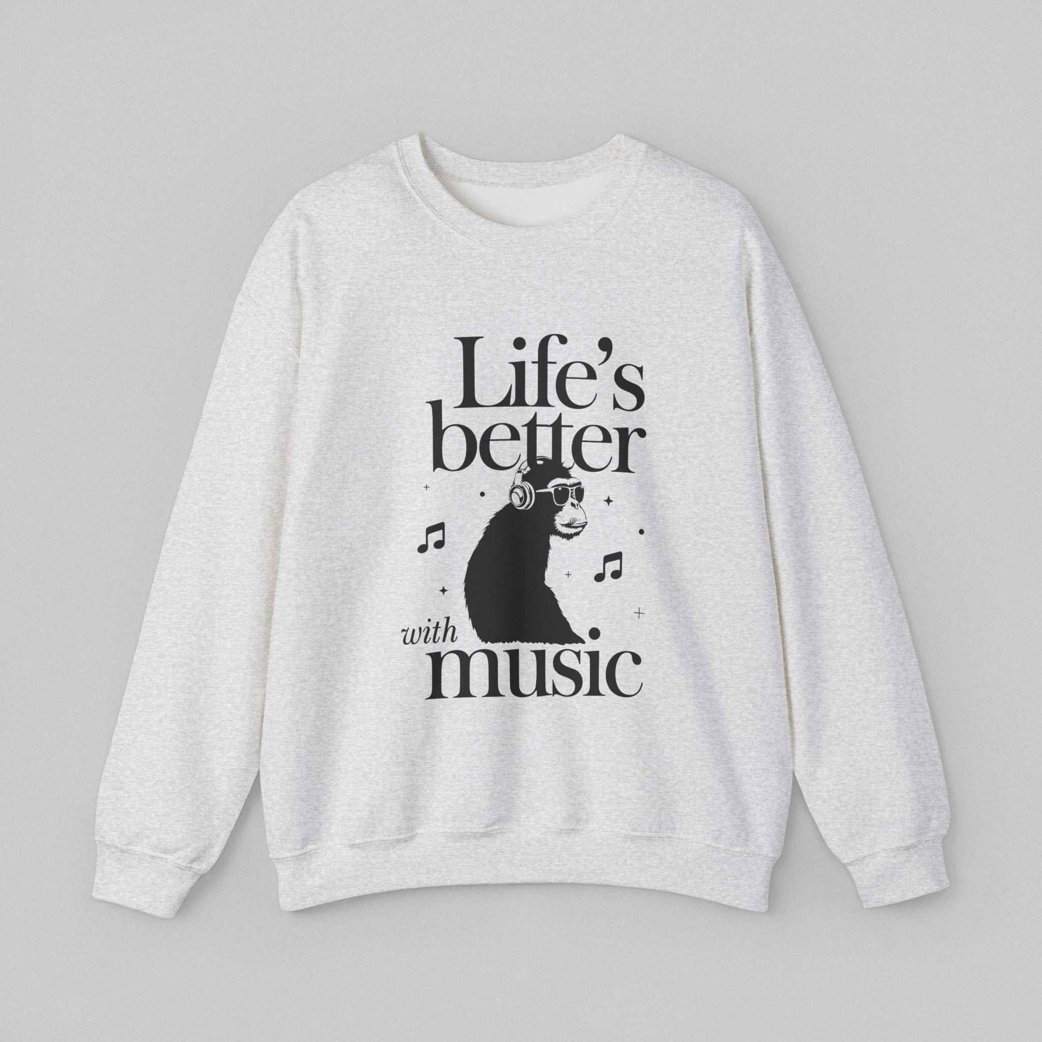 Life's Better with Music Men's Sweatshirt