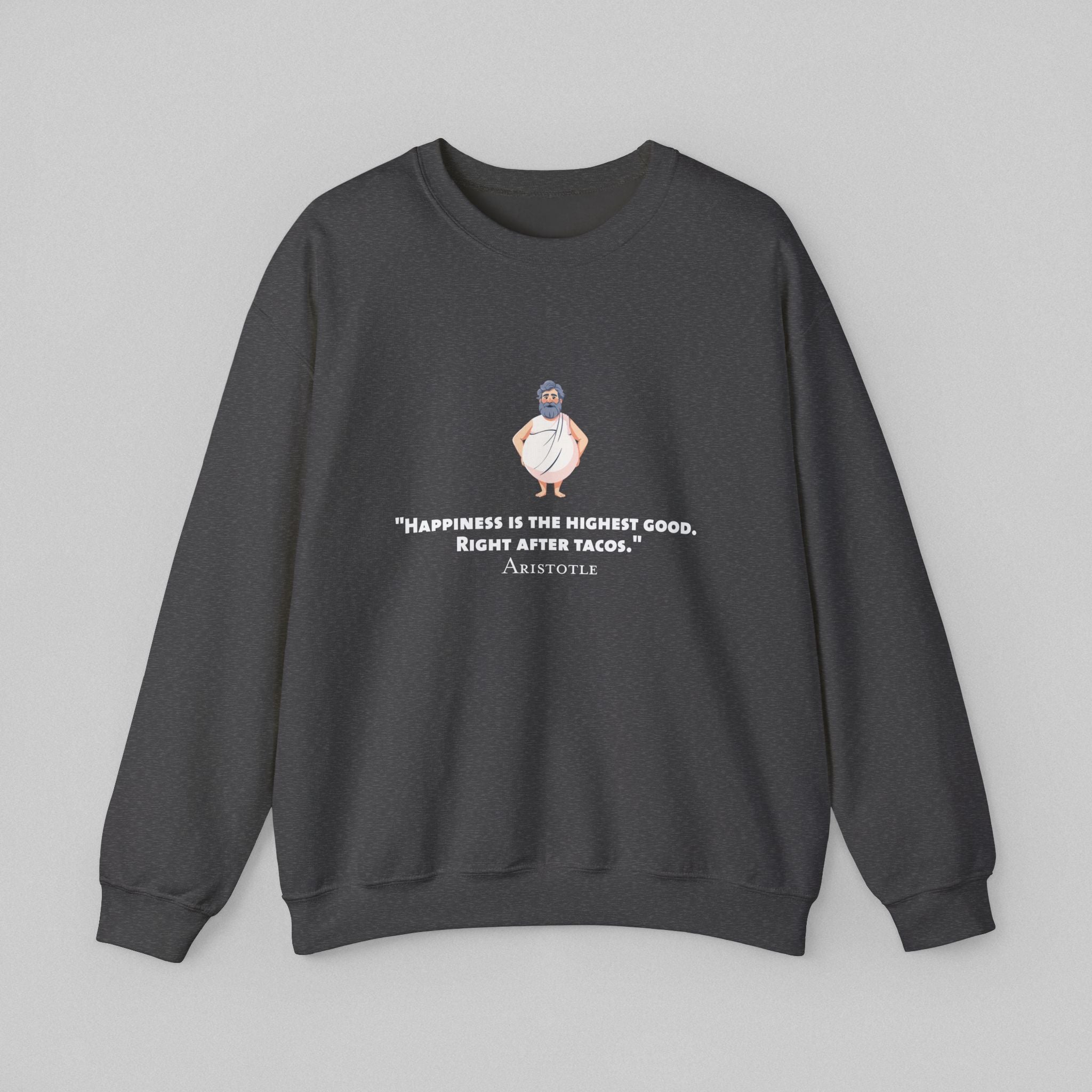 Happiness - Aristotle Men’s Sweatshirt