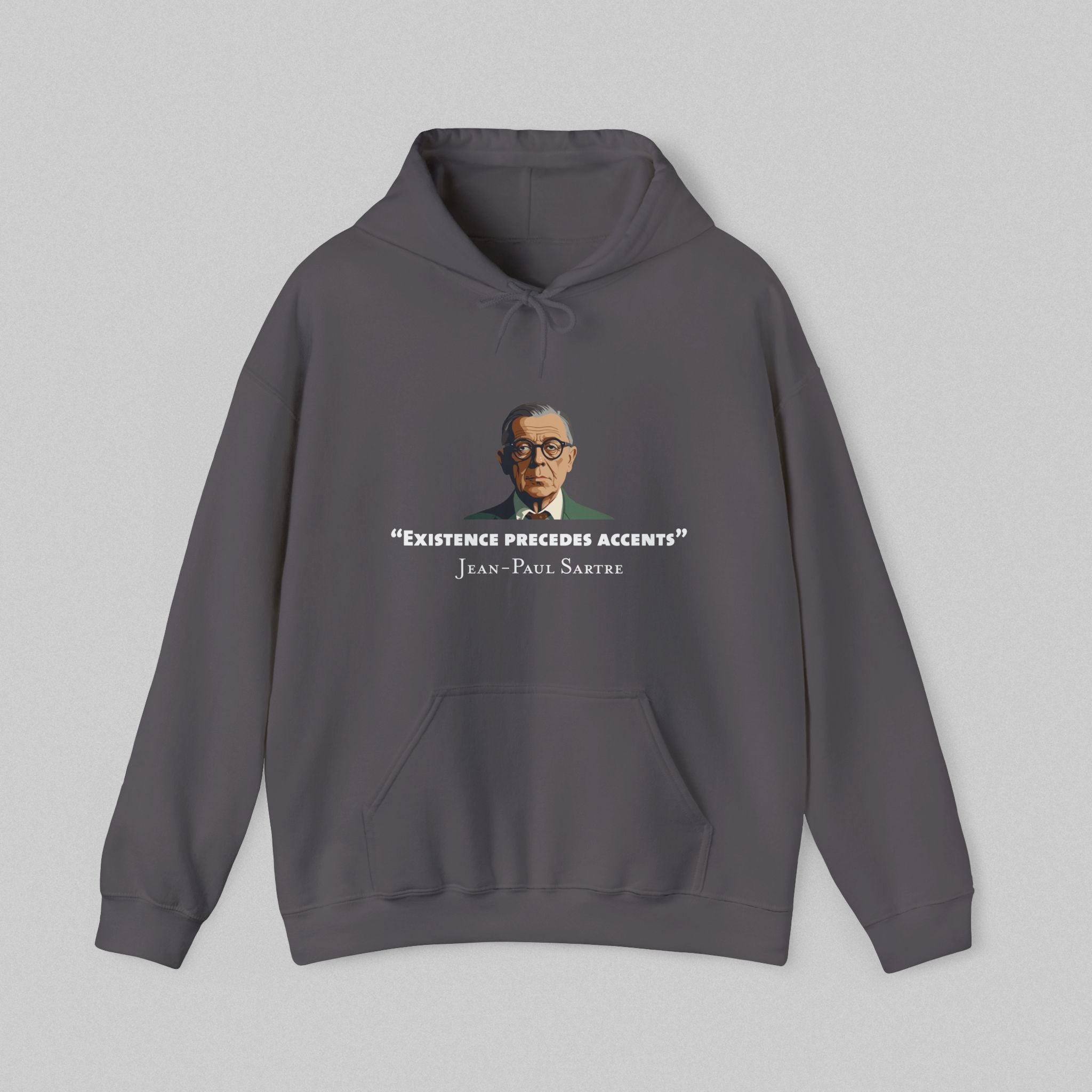 Existence Precedes - Sartre Men’s Hoodie