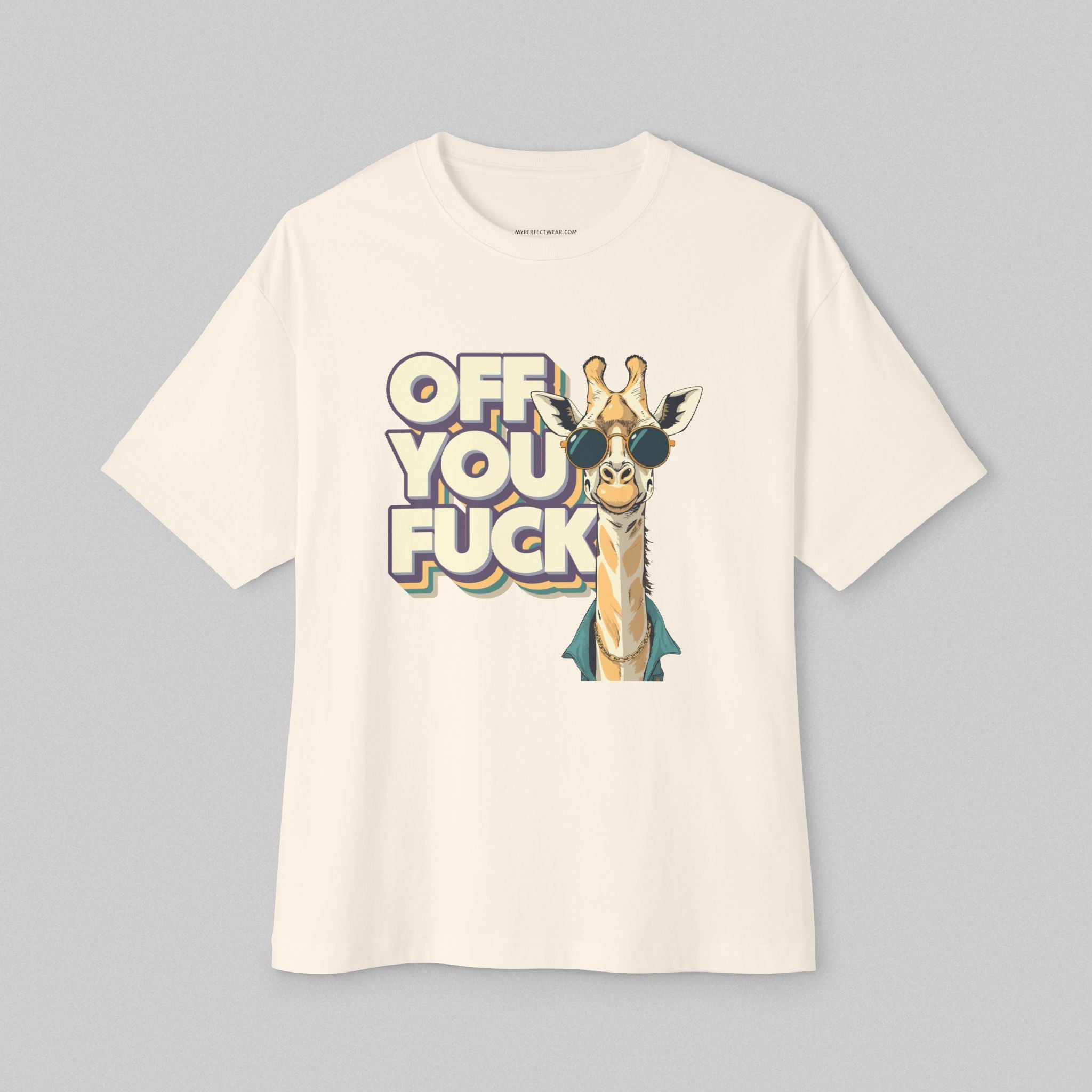 Off You Fuck Men’s Oversized T-Shirt