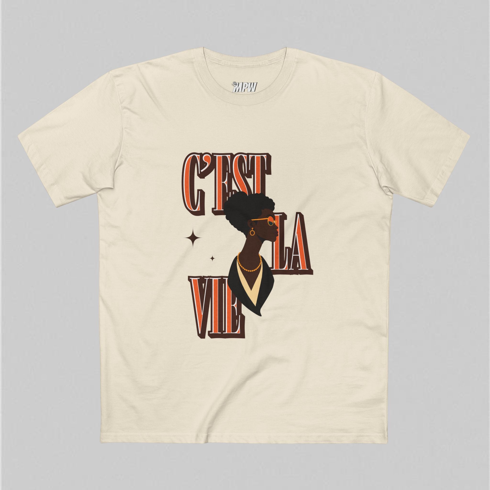 Black Elegance C’est La Vie! Men's T-Shirt