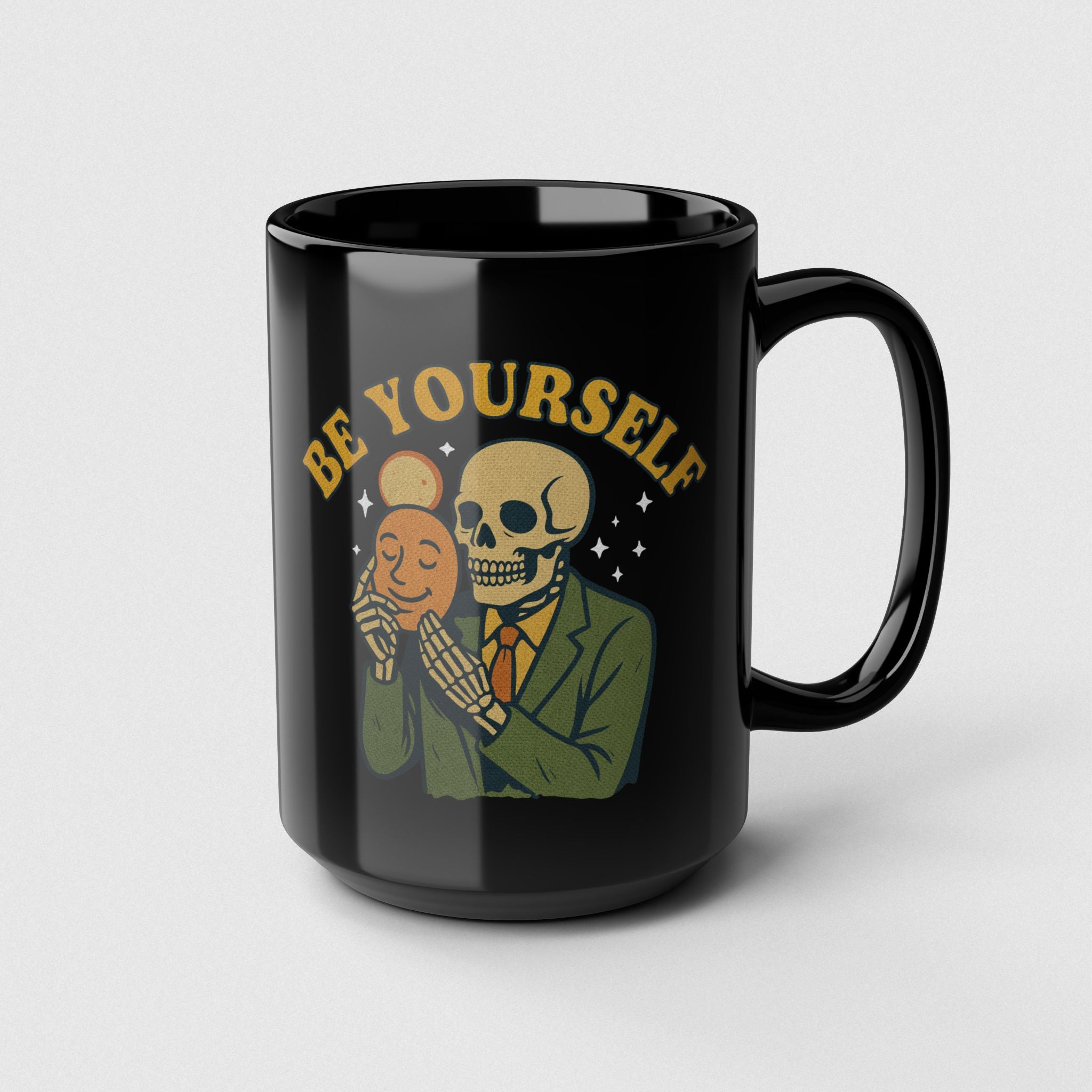 Be the Change! Black Mug