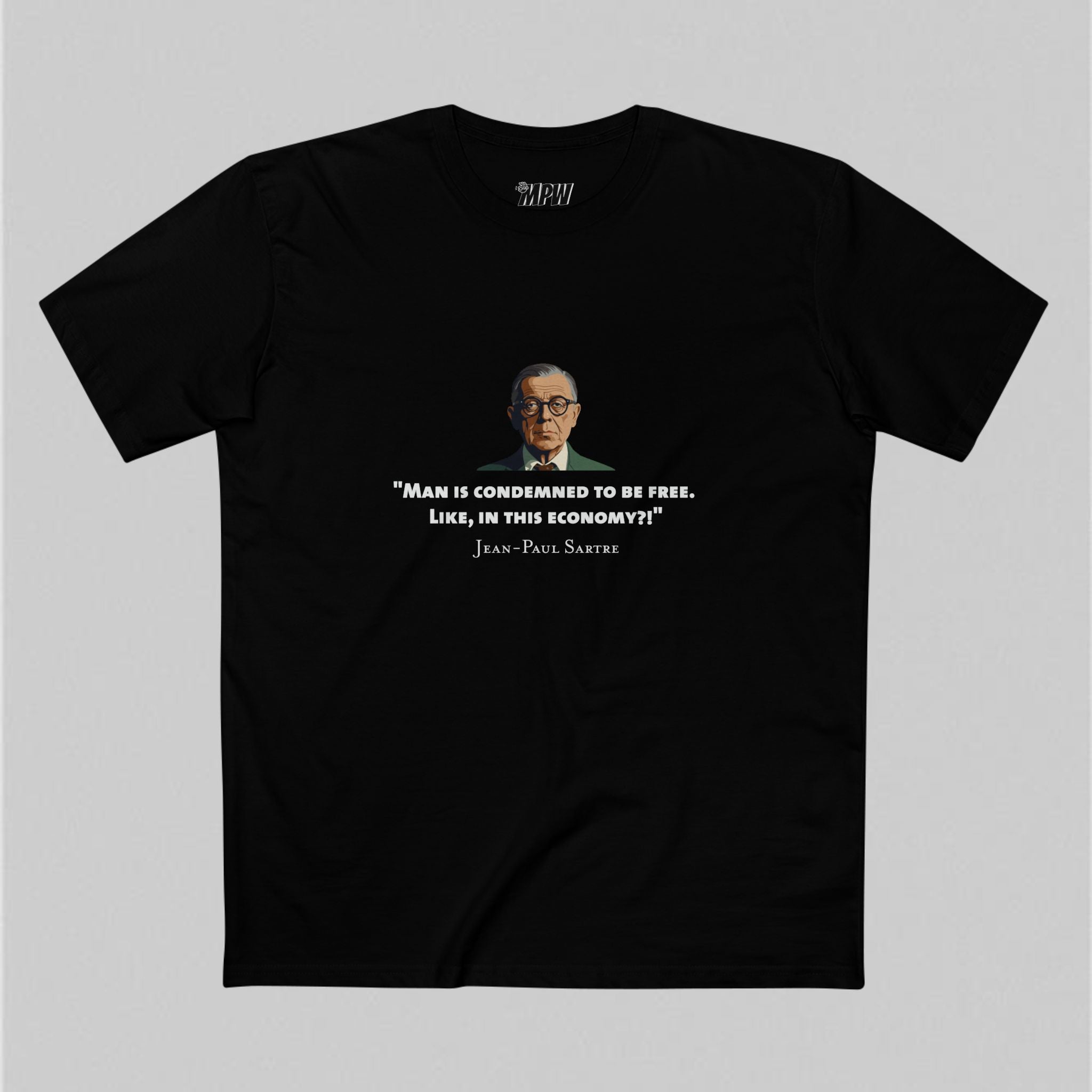 Man Condemned Sartre Men's T-Shirt