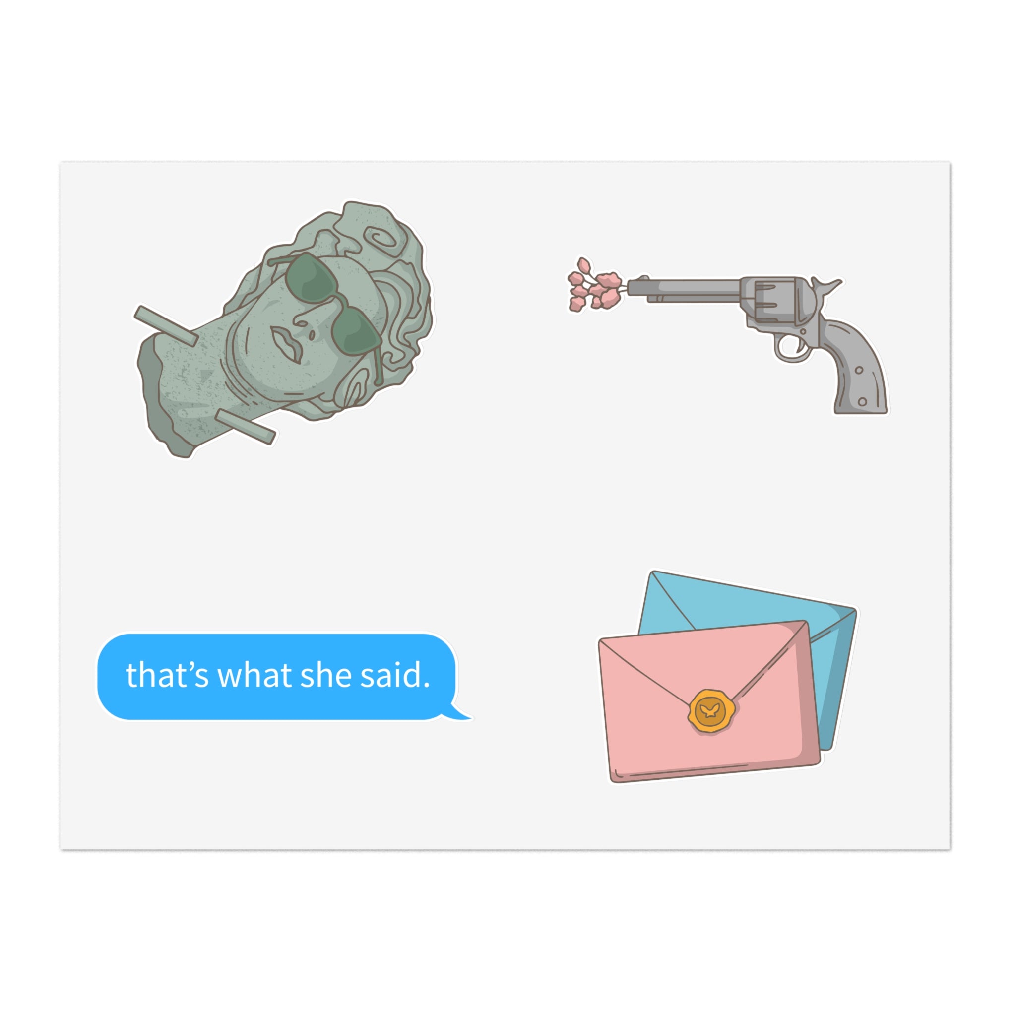 Retro Pop Sticker Set