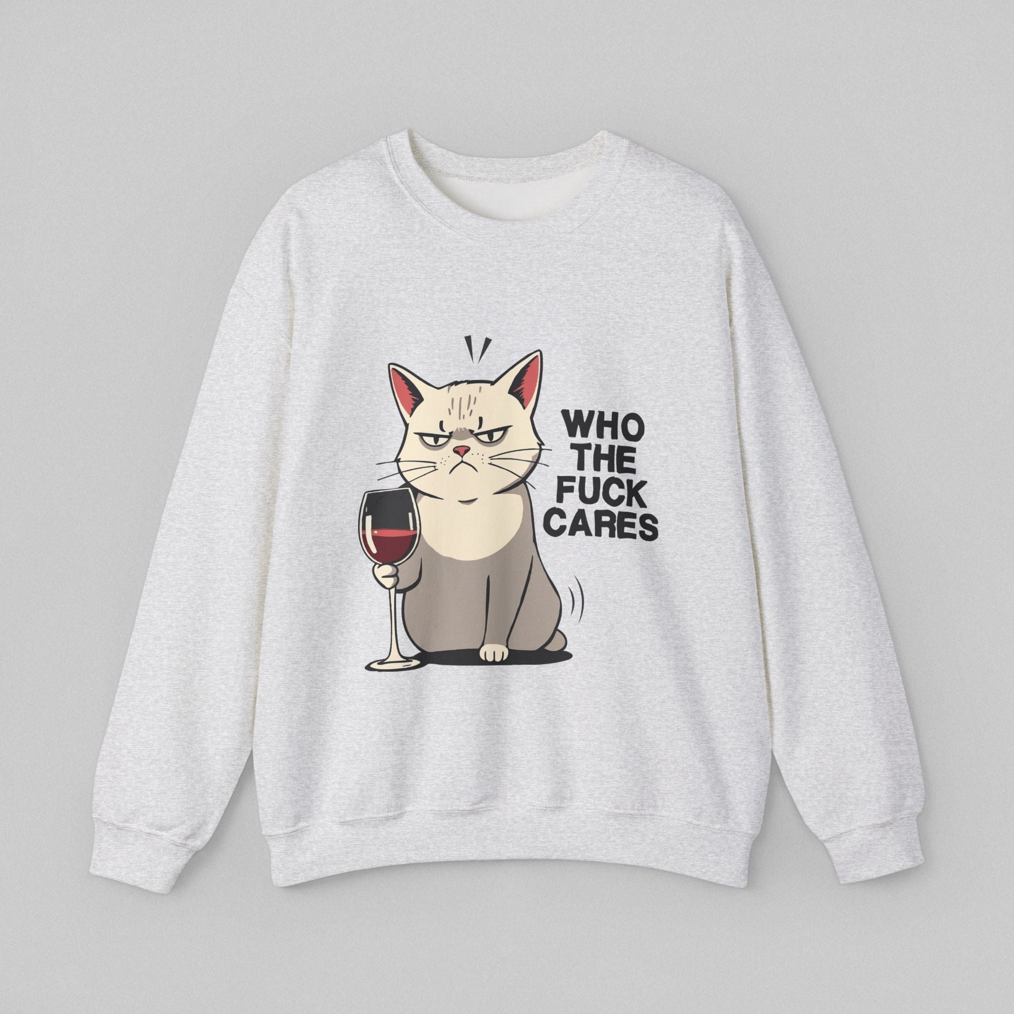 Who the Fuck Cares Men’s Sweatshirt