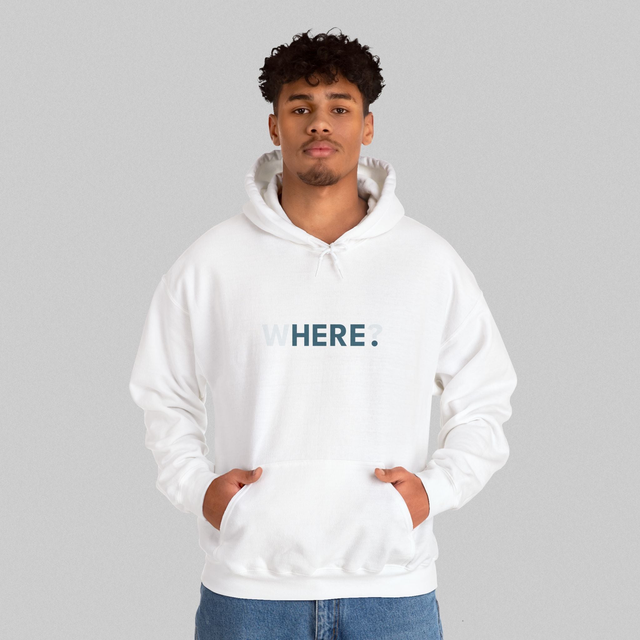 Where? Men's Hoodie