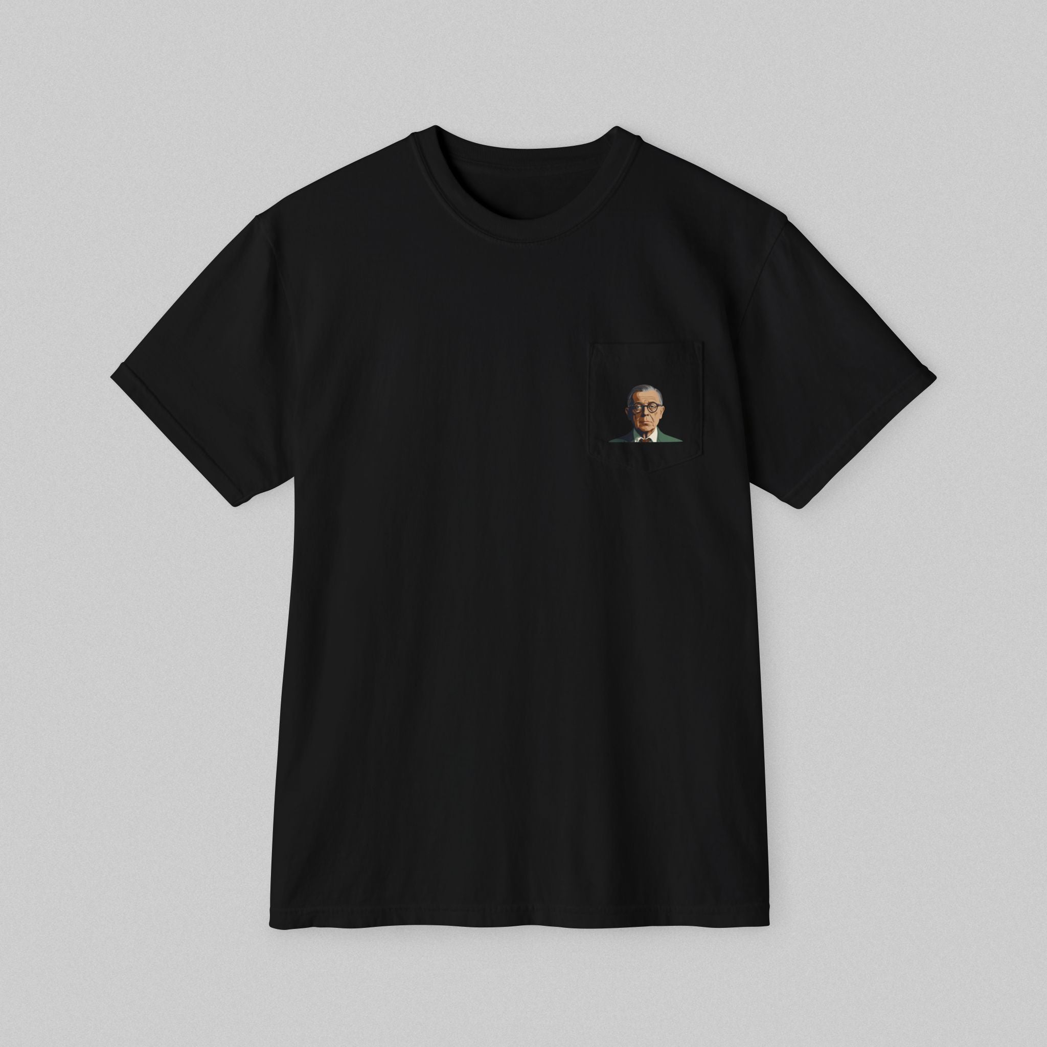 Existence Precedes - Sartre Men’s Pocket T-shirt