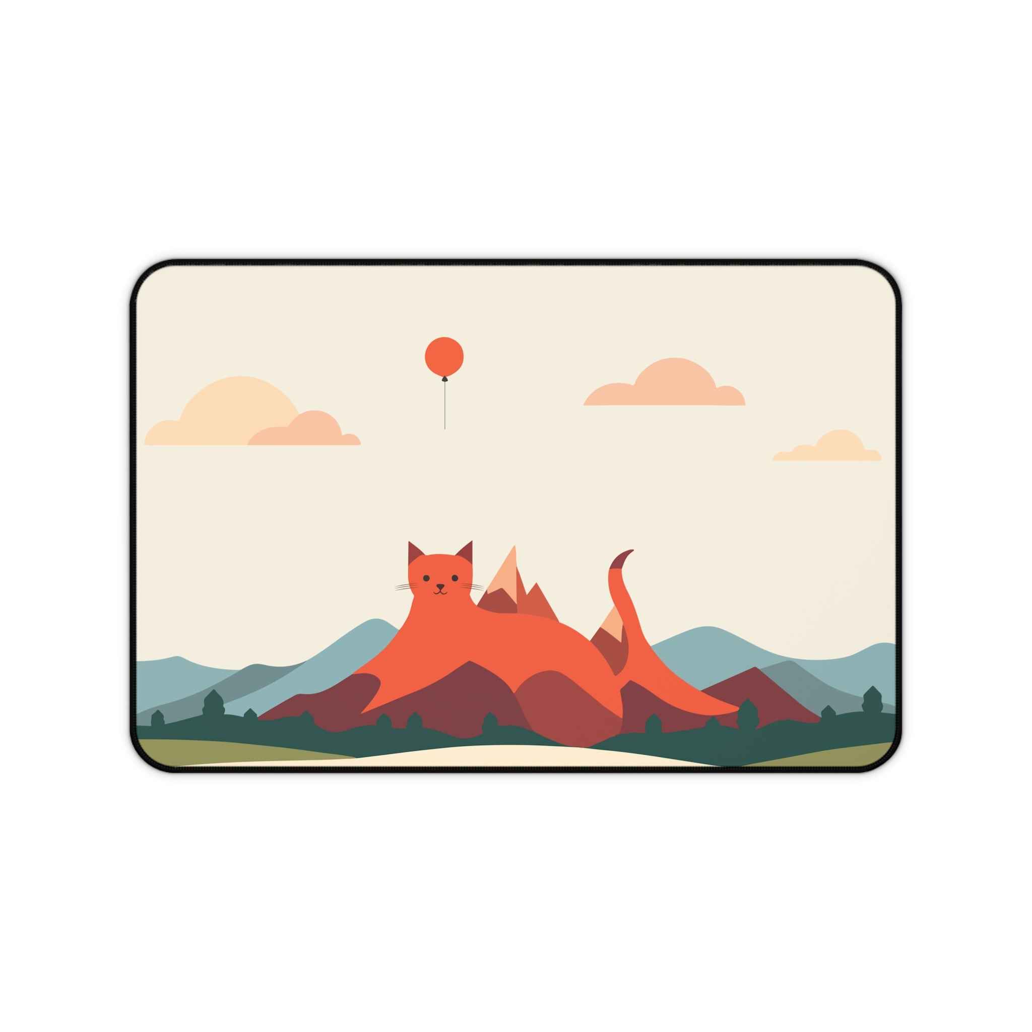 Cat Landscape Desk Mat
