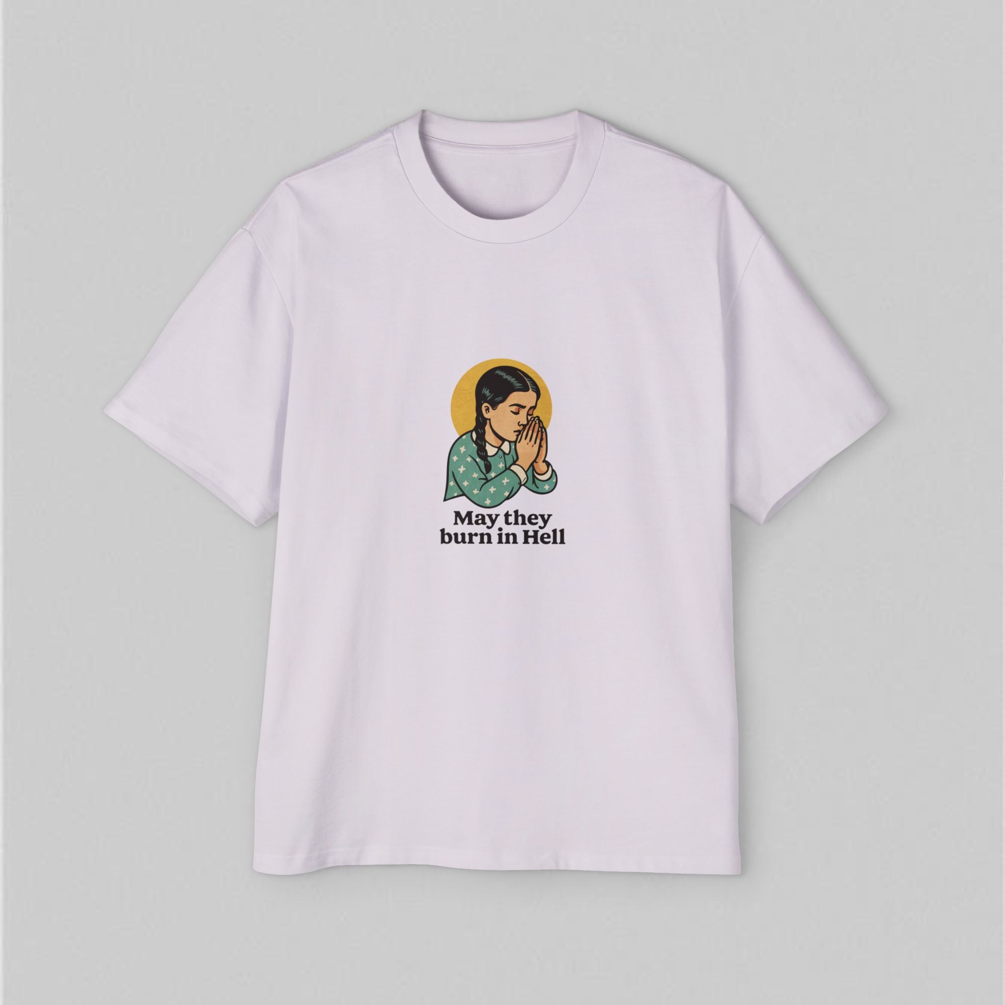 May They Burn in Hell! Women’s Oversized T-Shirt