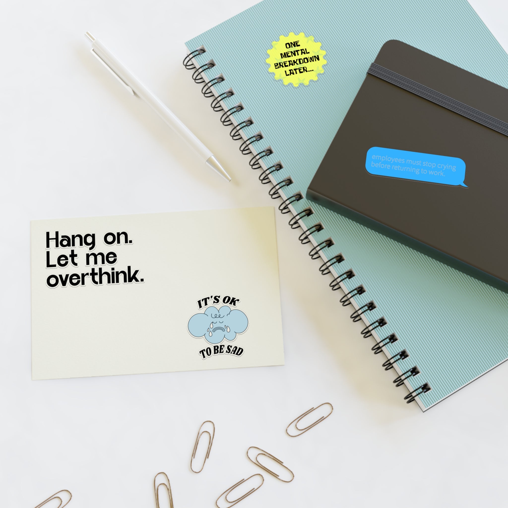 Certified Overthinker Sticker Set