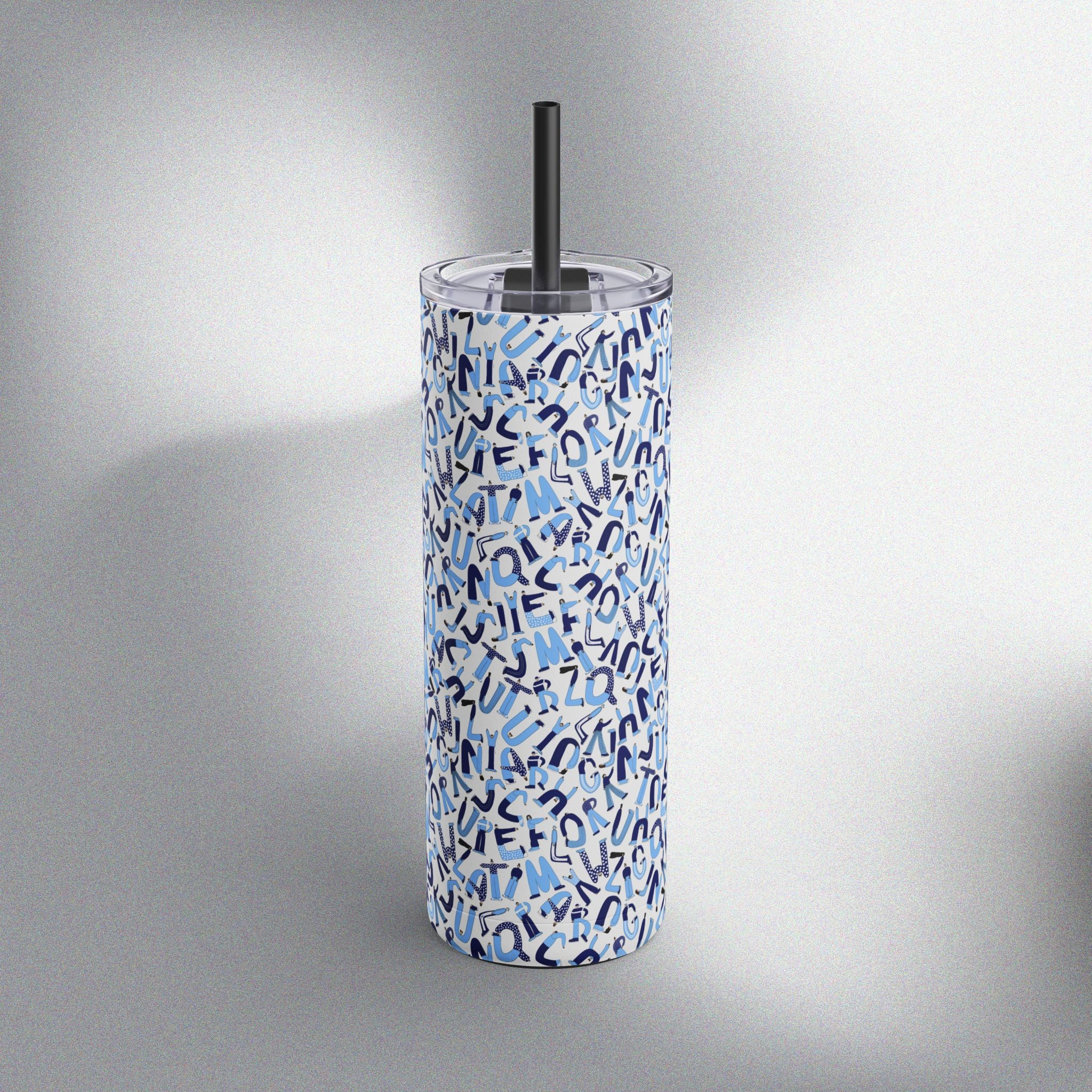 Read n Roll! Skinny Tumbler (20oz)