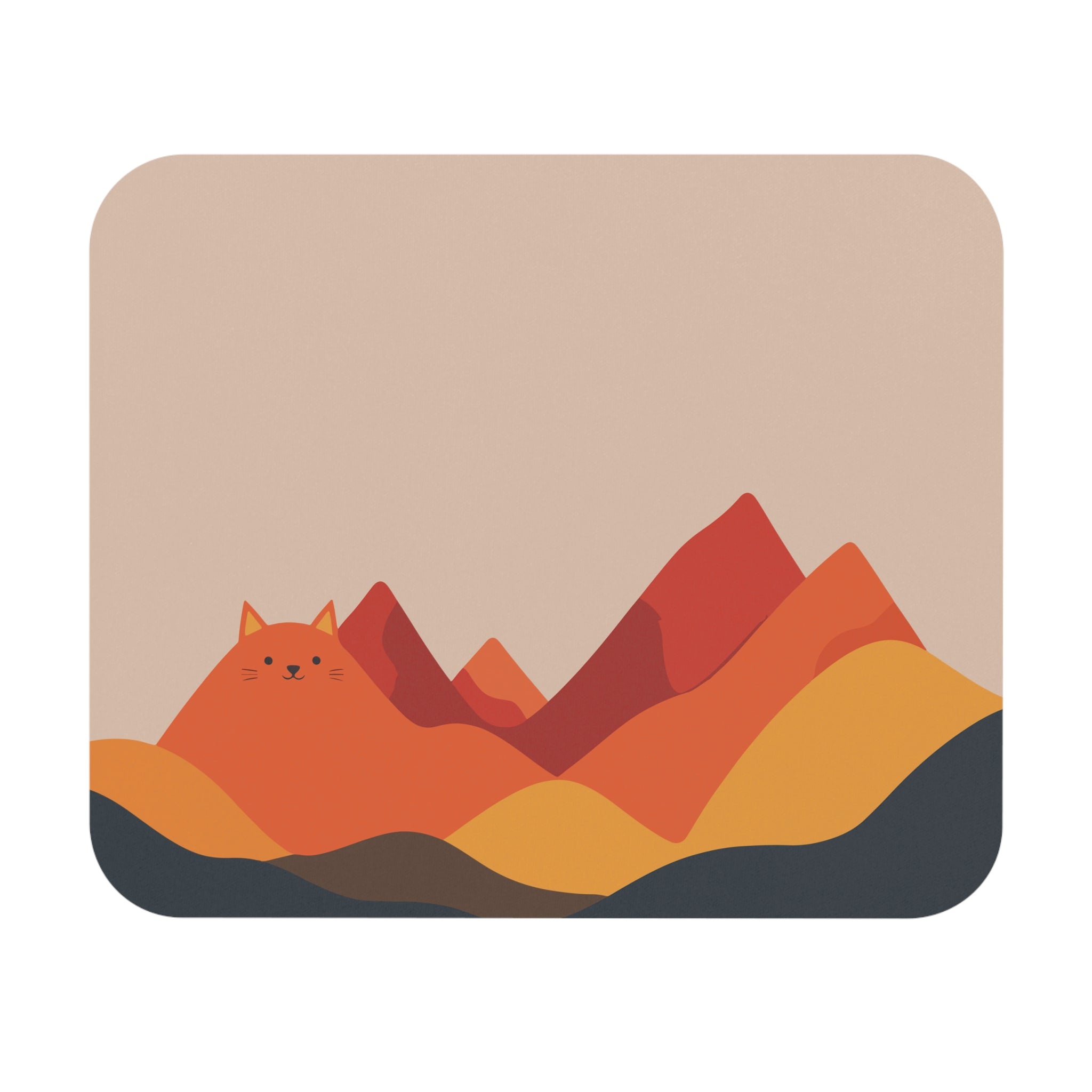 Cat Mountain Mouse Pad