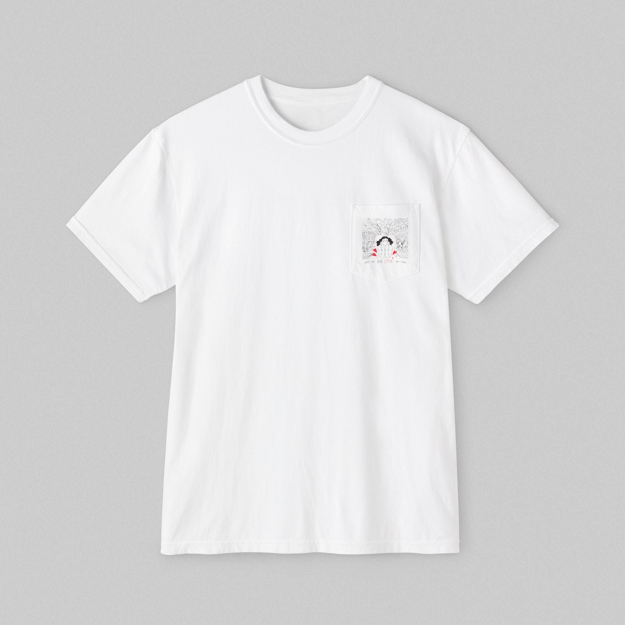 Ah, Love! Pocket T-Shirt