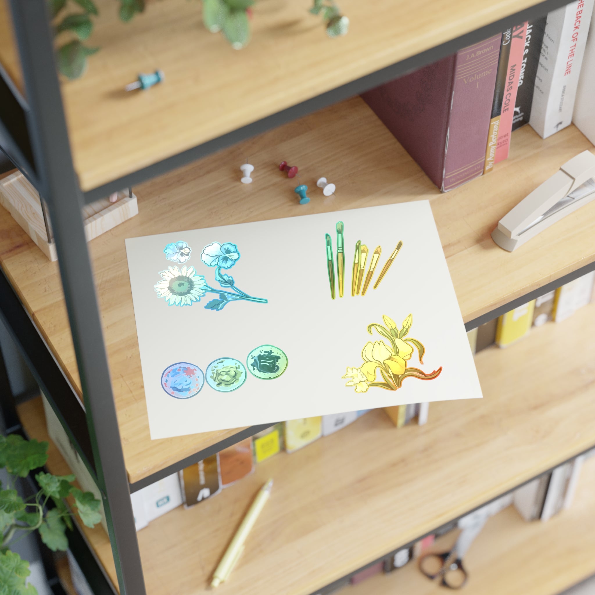 Art Vibes Sticker Sheet