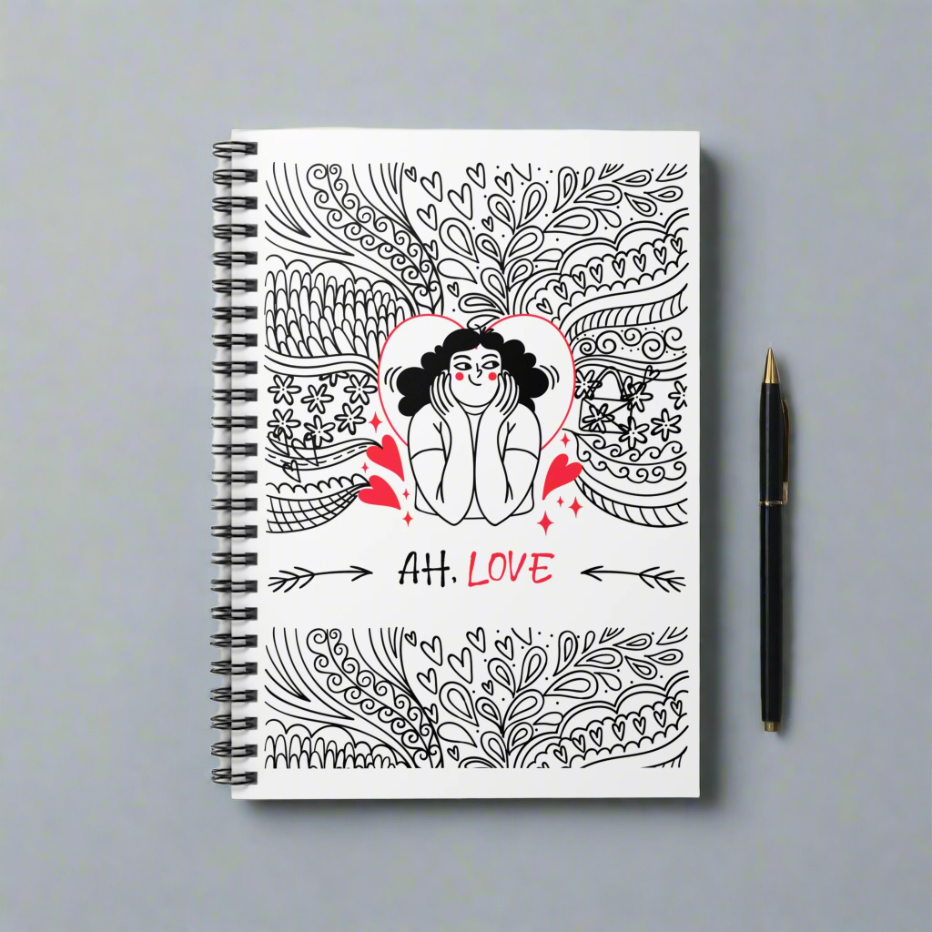 Ah, Love! Spiral Notebook