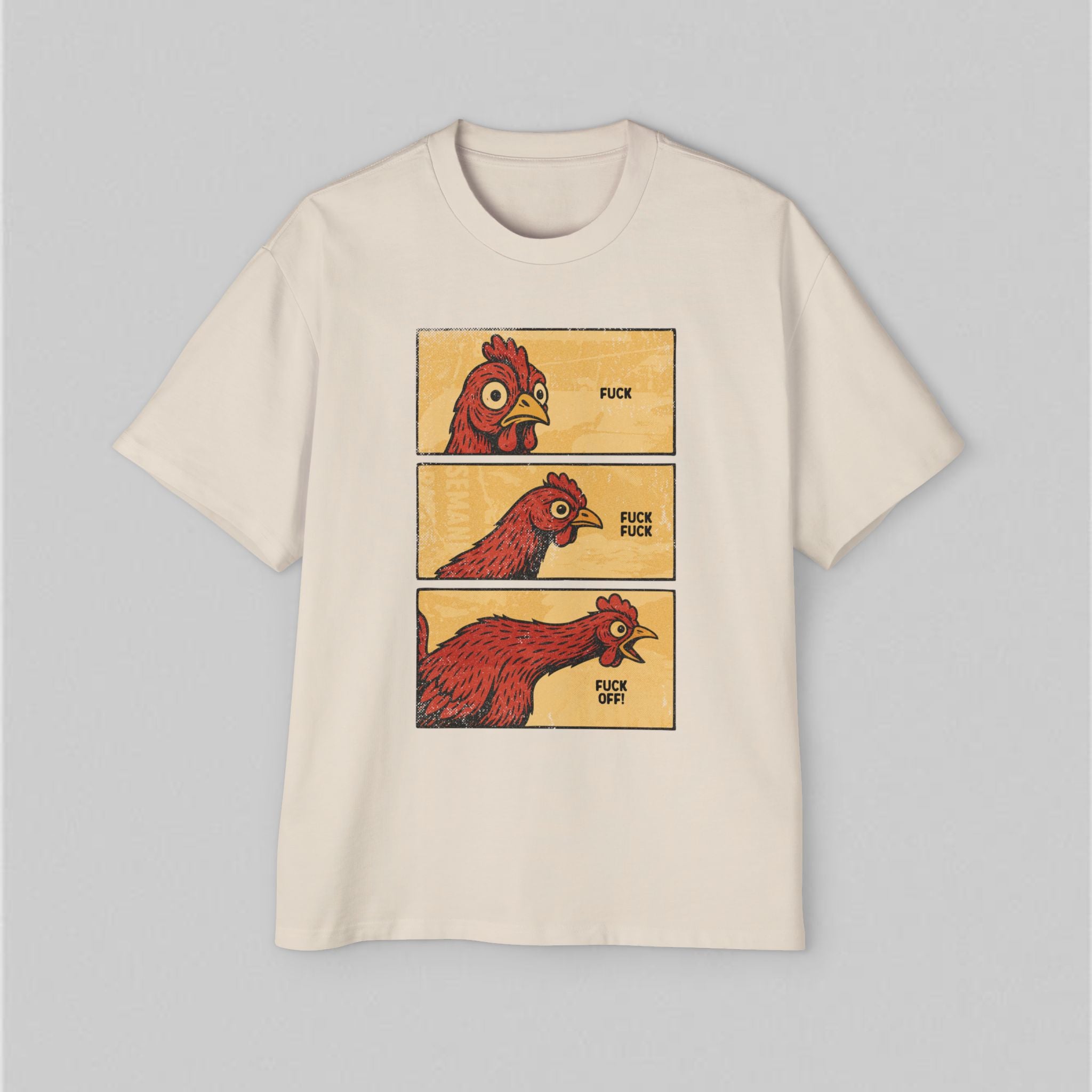 Cluck This Shit! Oversized Men's T-Shirt
