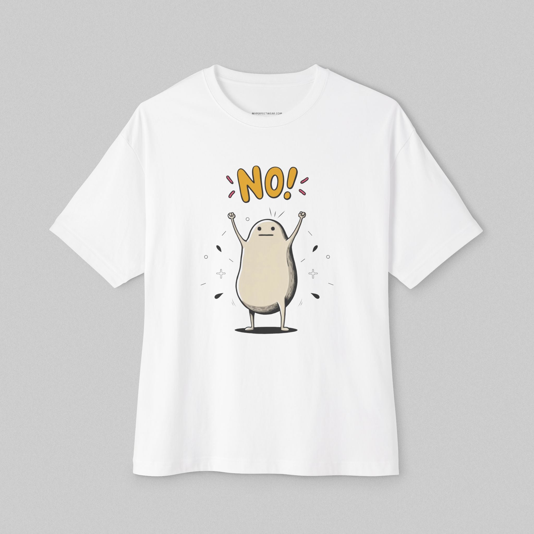 Blob Says NO! Oversized Tshirt for Men