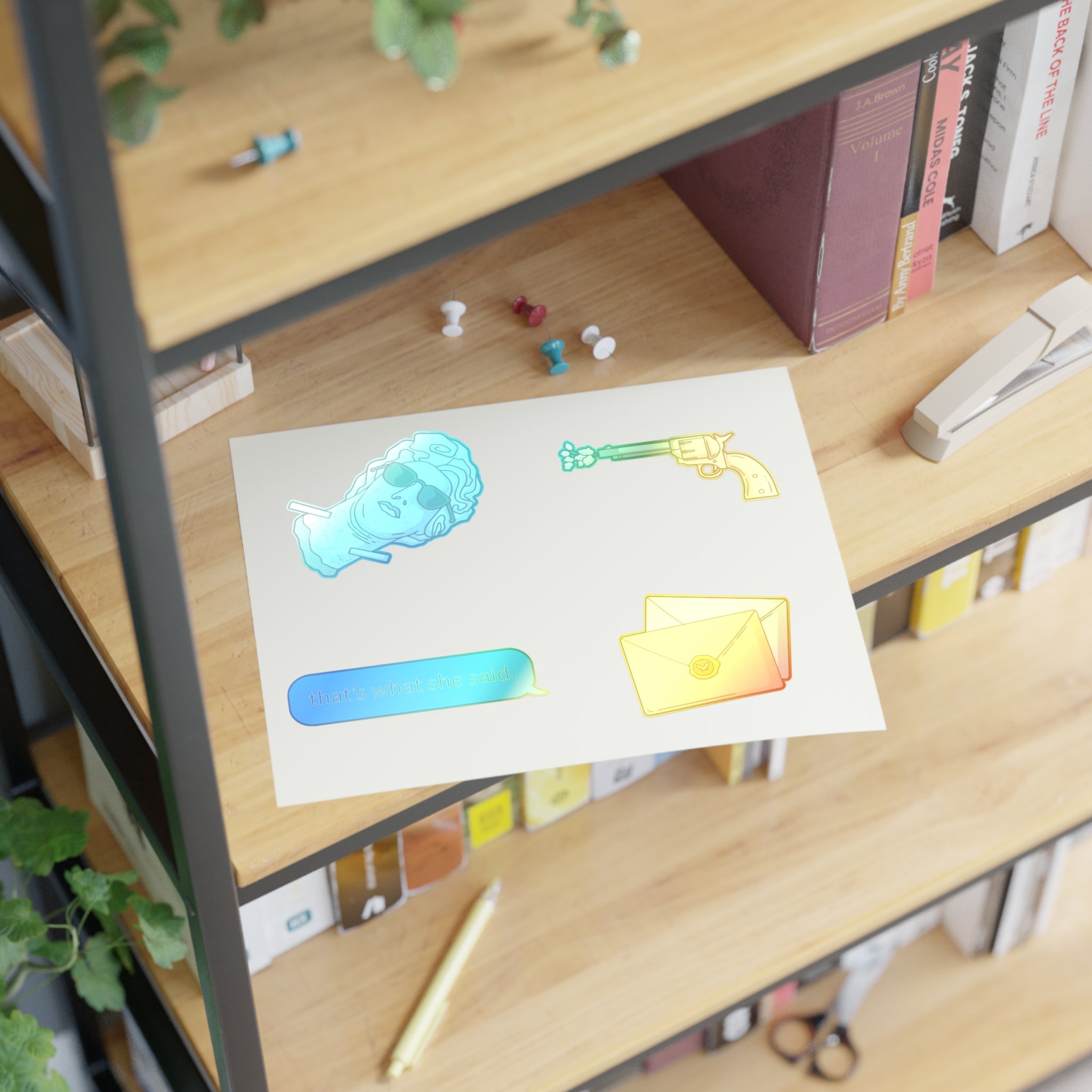 Retro Pop Sticker Set