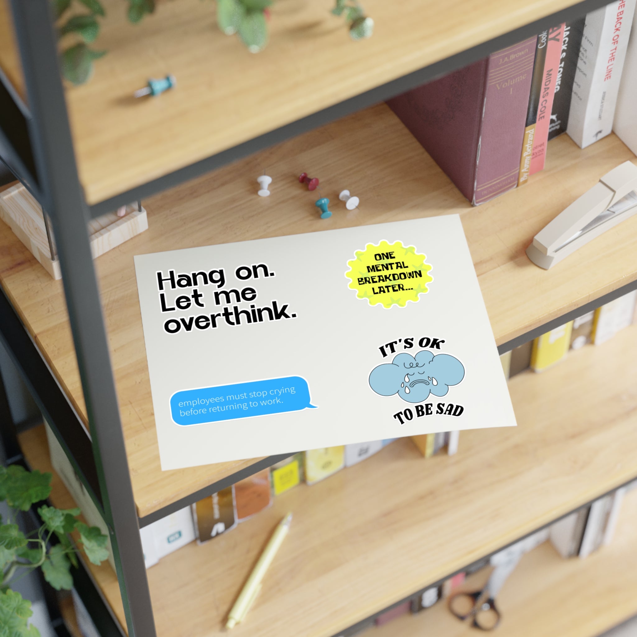 Certified Overthinker Sticker Set