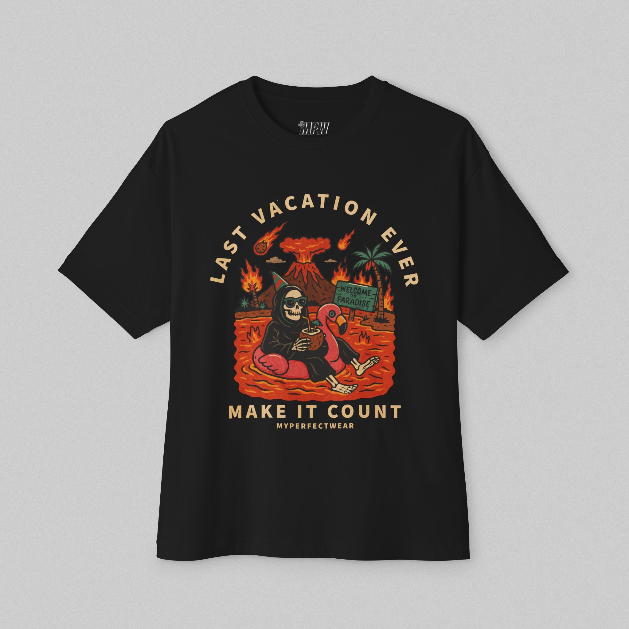 Last Vacation Ever! Men's Oversized T-Shirt