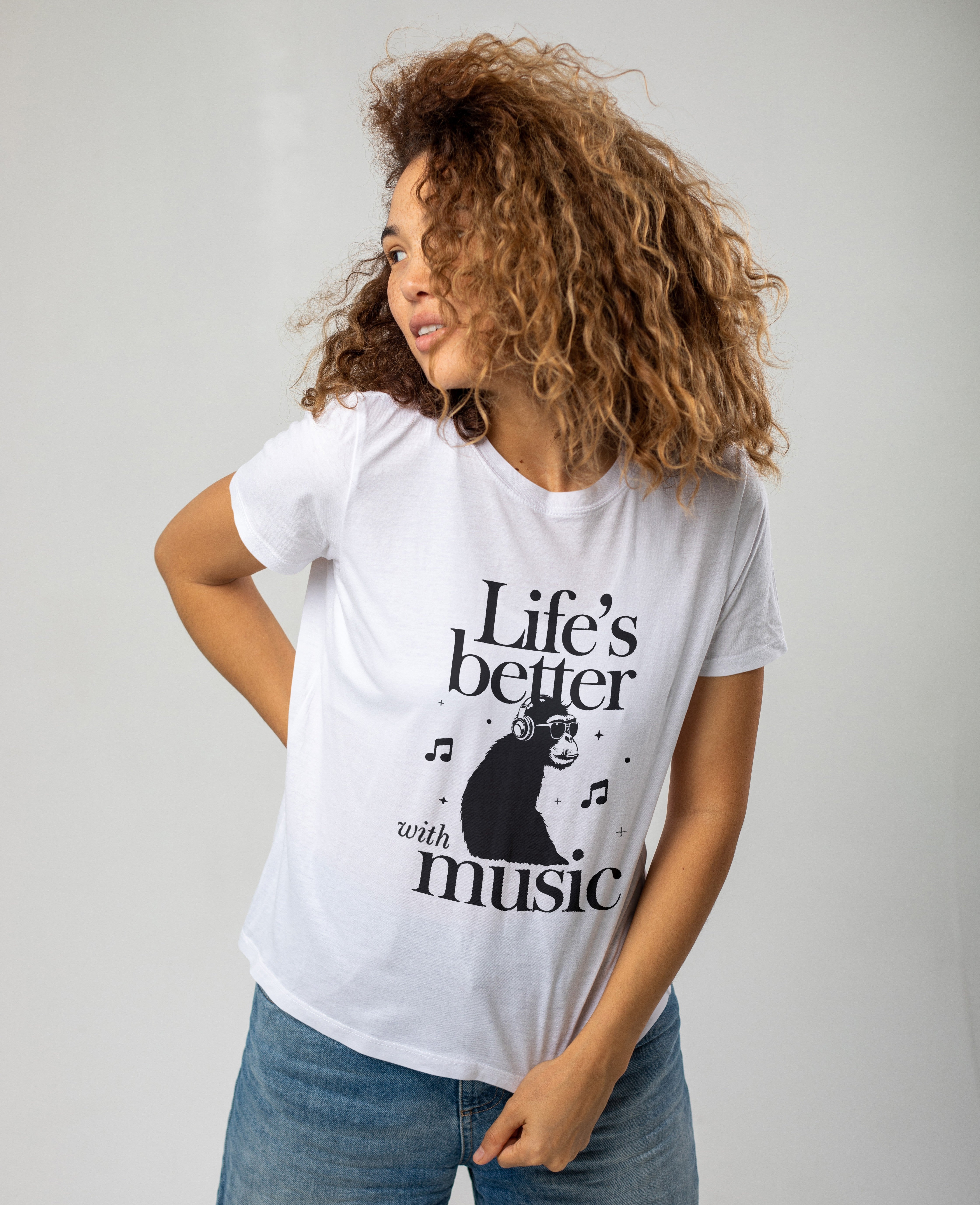 Life's Better with Music! Women’s T-Shirt