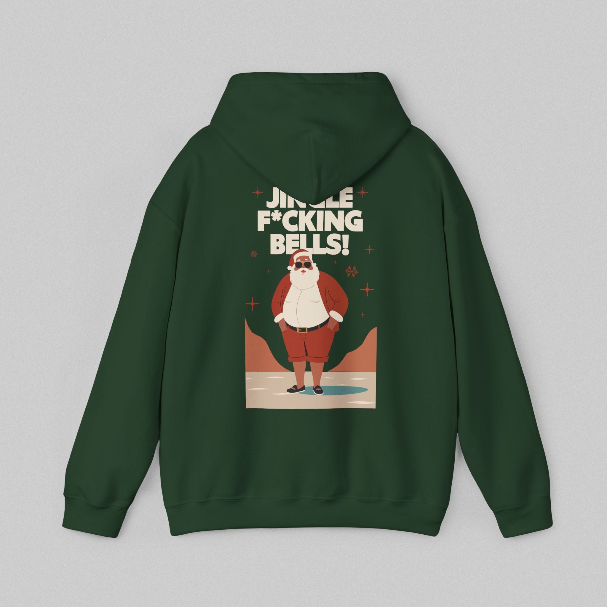 Jingle F*cking Bells Santa Men’s Hoodie