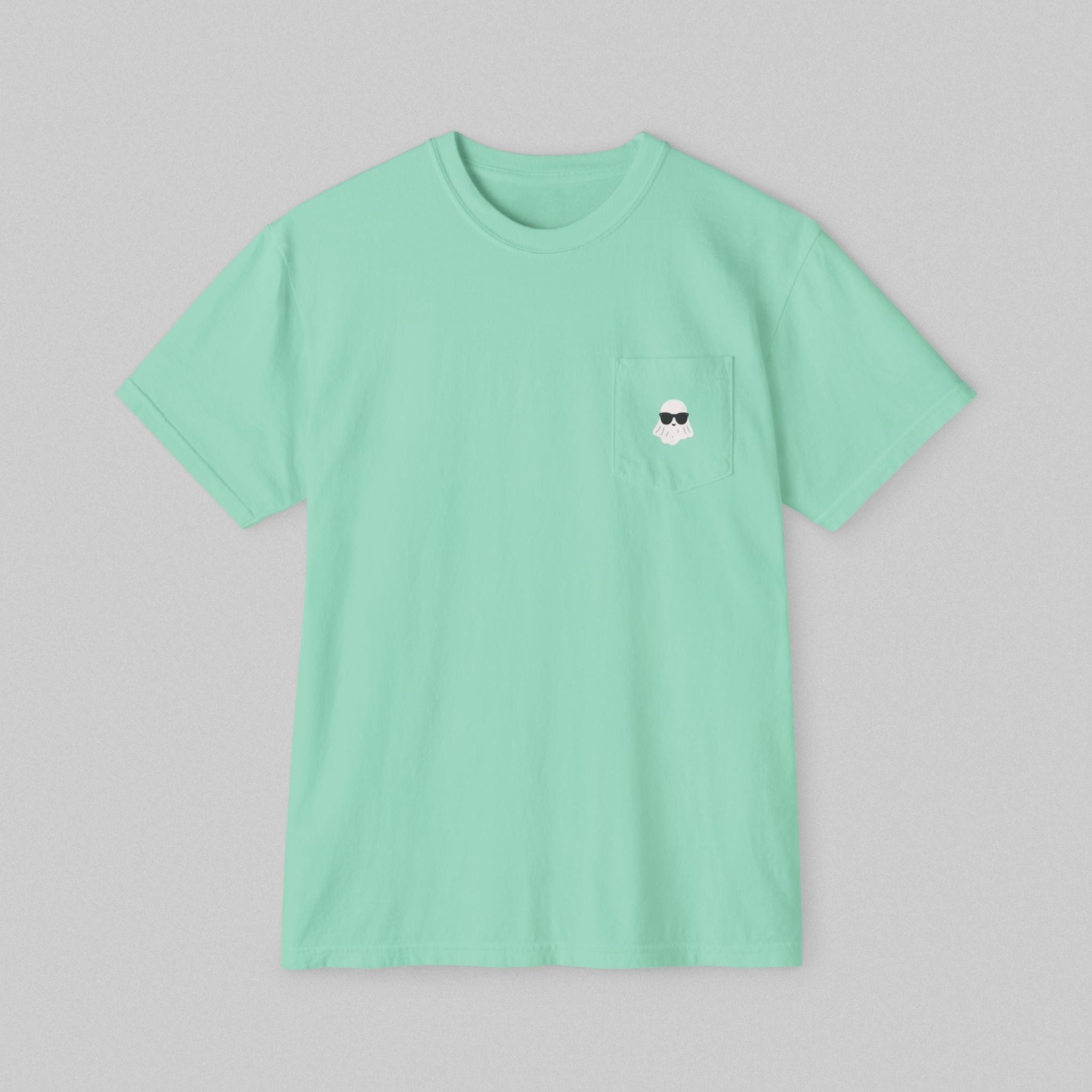 Ghosted Women’s Comfort Color Pocket T-Shirt