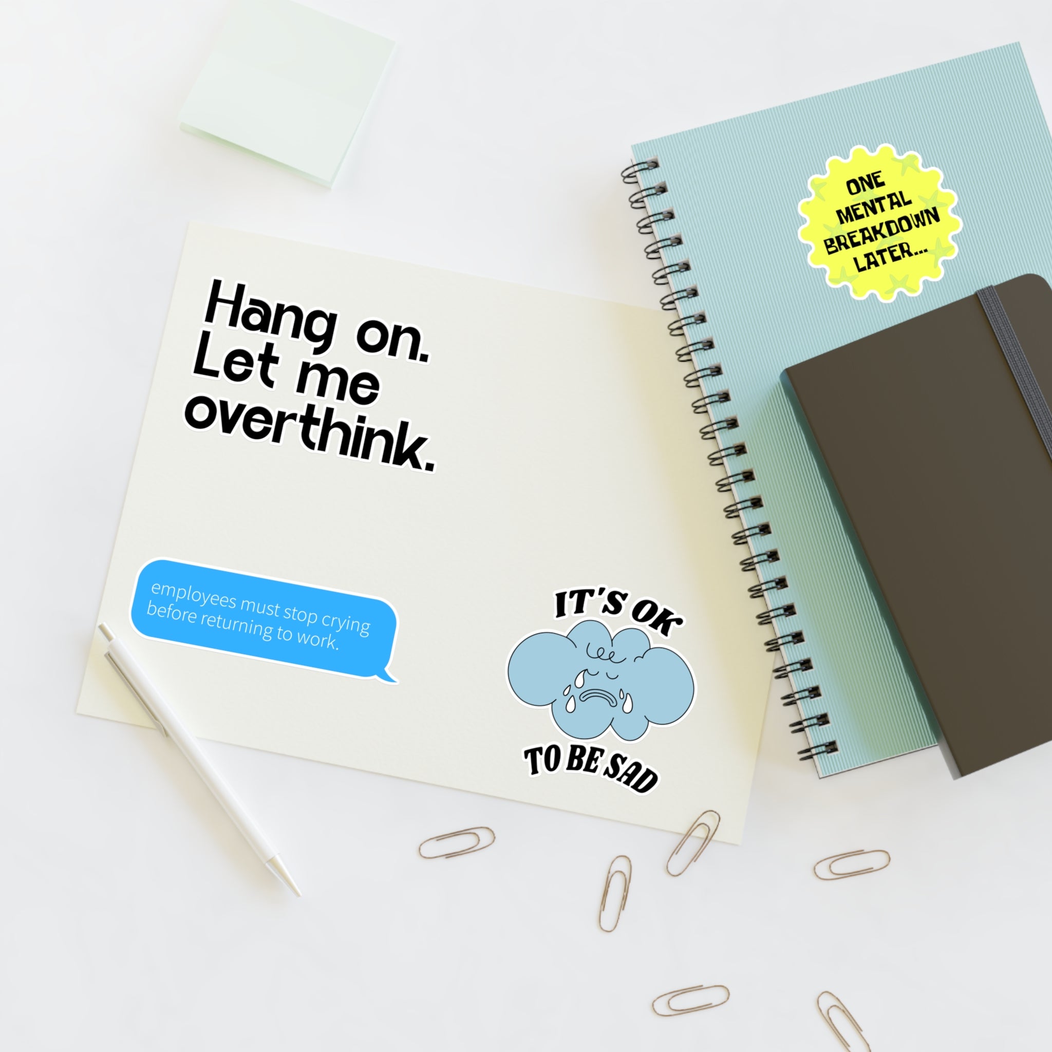 Certified Overthinker Sticker Set