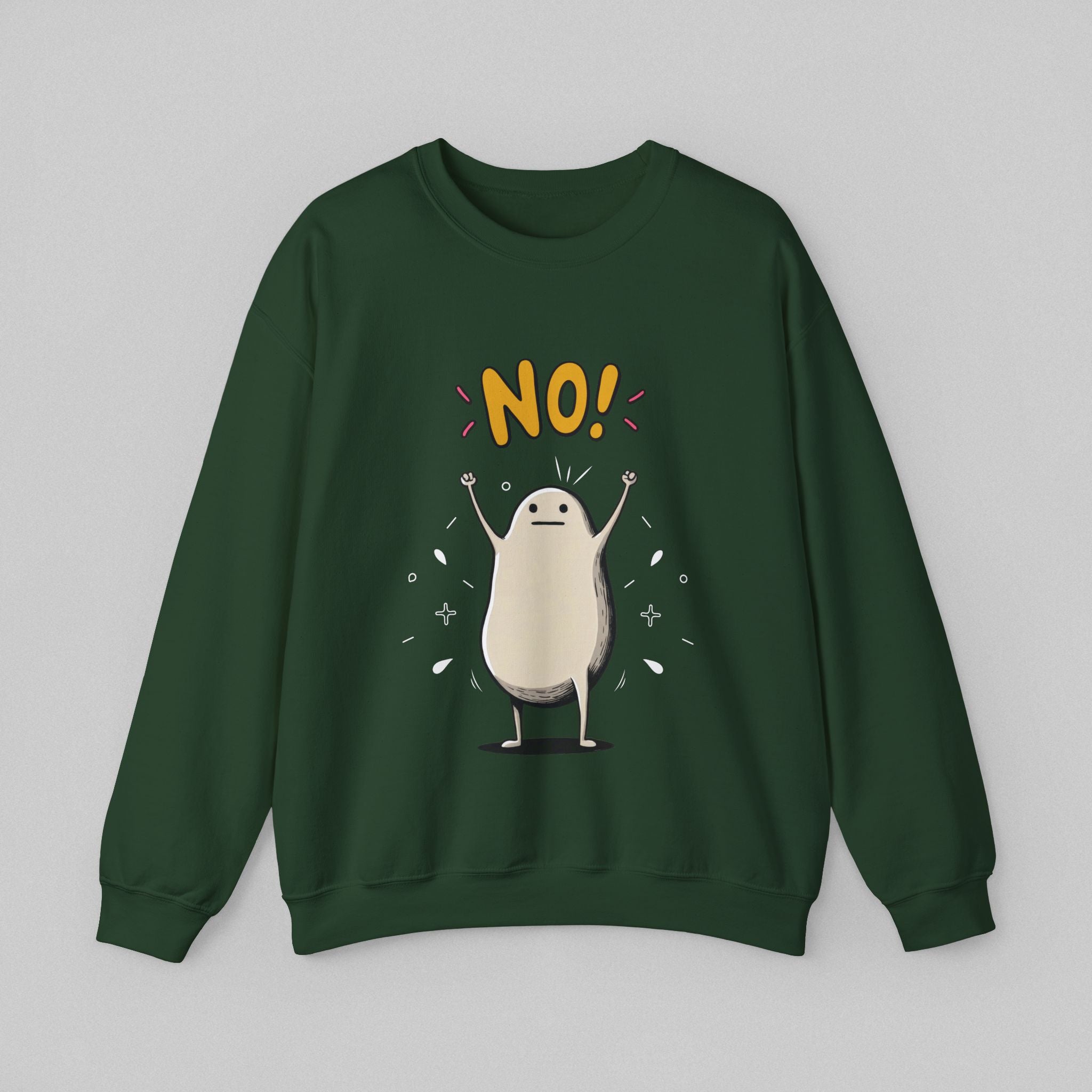 Blob Says NO! Sweatshirt for Men